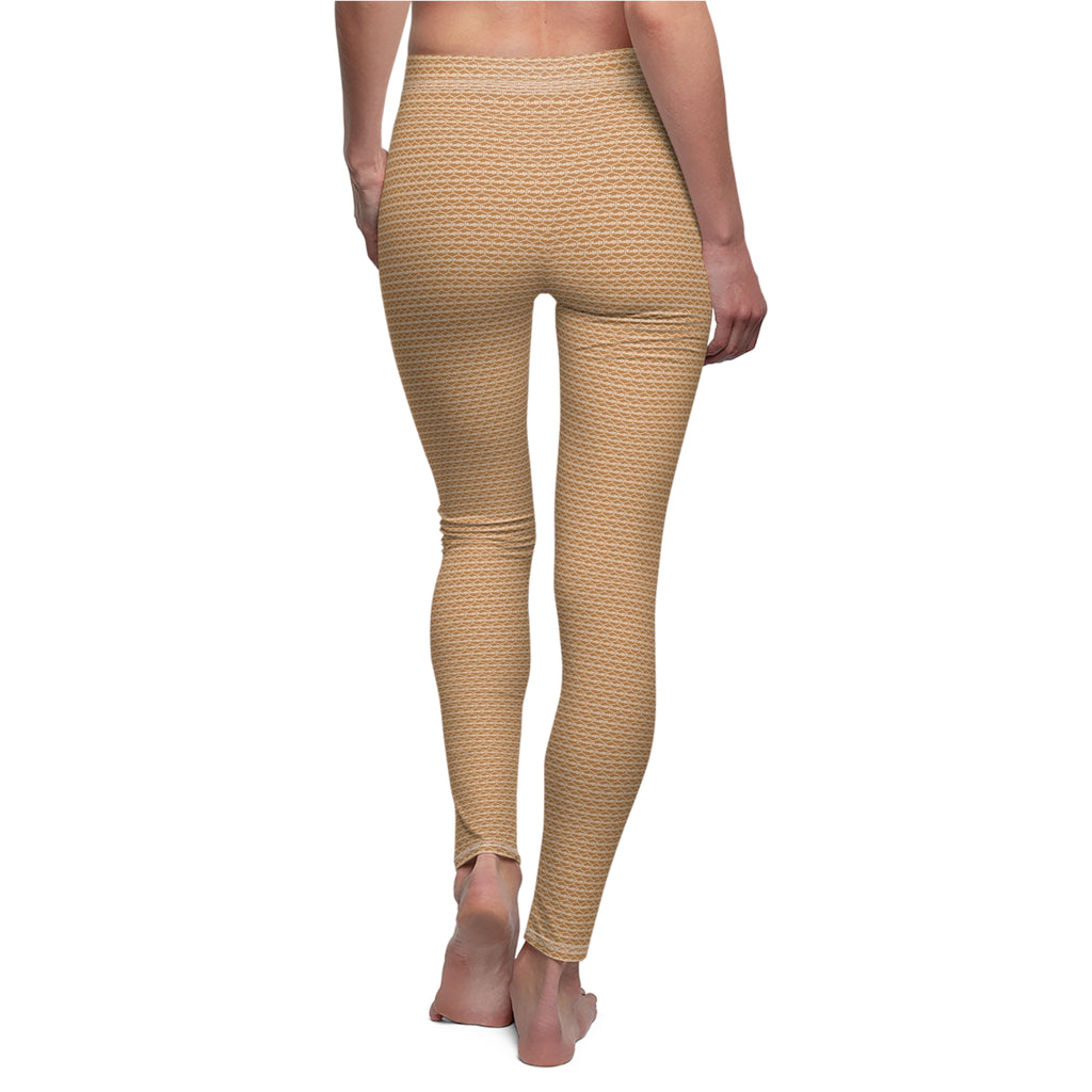 Light Brown fudjt Unbroken Chain .5 Casual Leggings