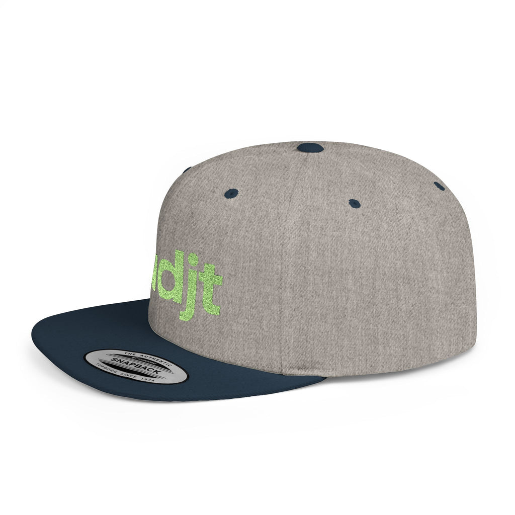Stylish Flat Bill Snapback Green fudjt Streetwear Logo Cap | 11 Colors