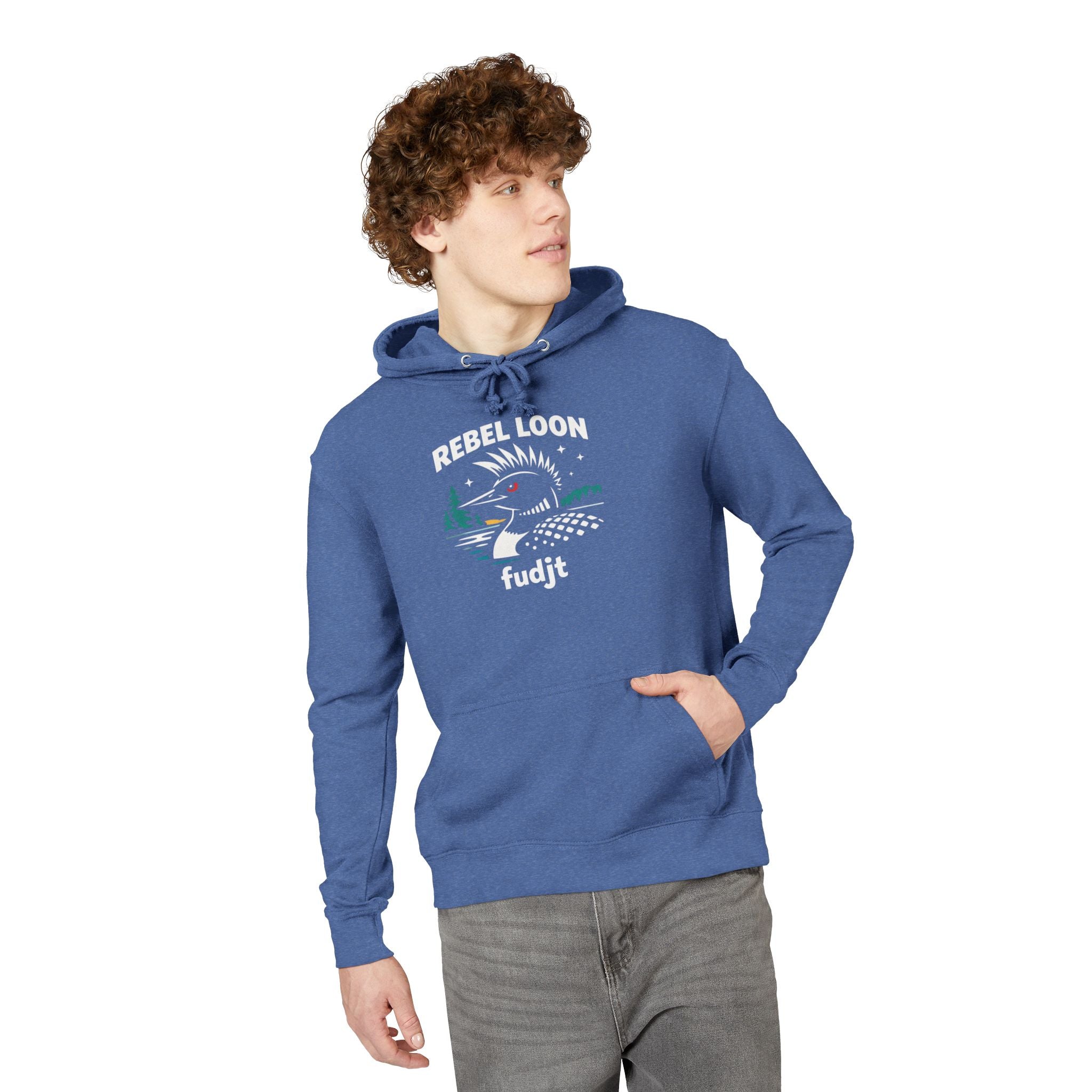 fudjt French Terry Hoodie | Rebel Loon Naturescape | 6 Colors