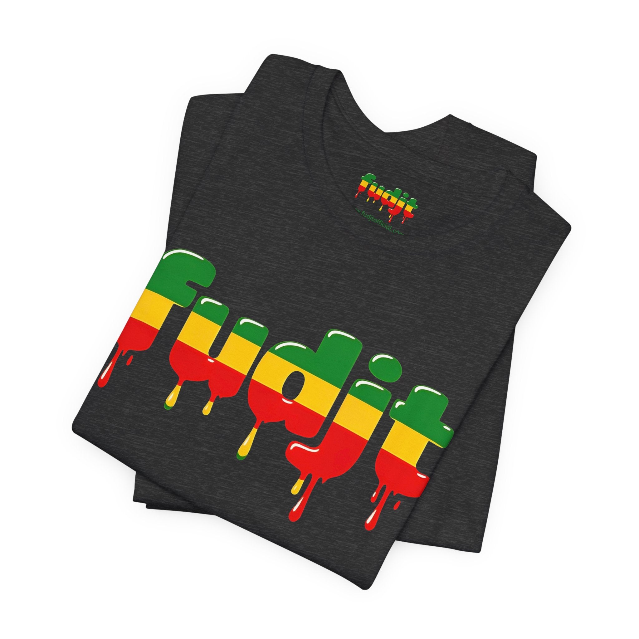 fudit Drip Logo Tee (Rasta Colors)