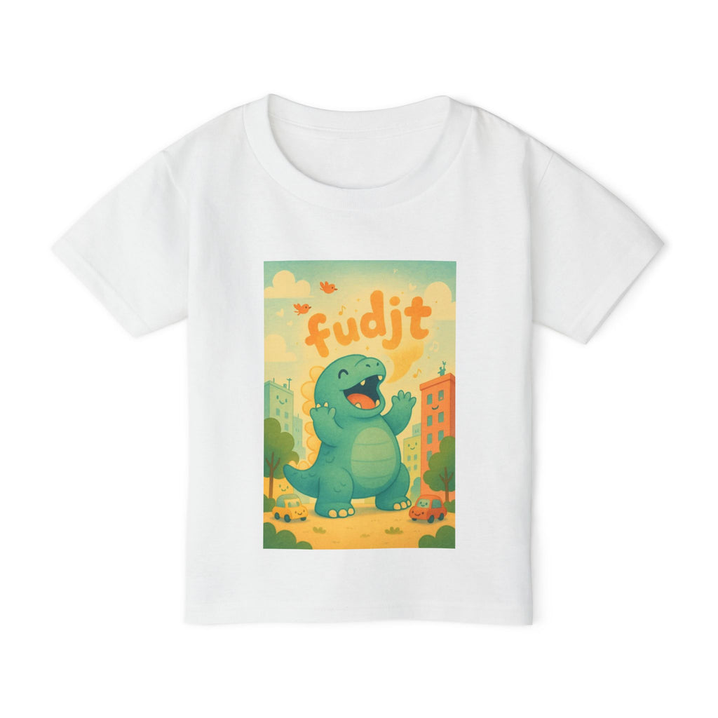 fudjt Toddler Tee with Dino Joy Design | 6 Colors
