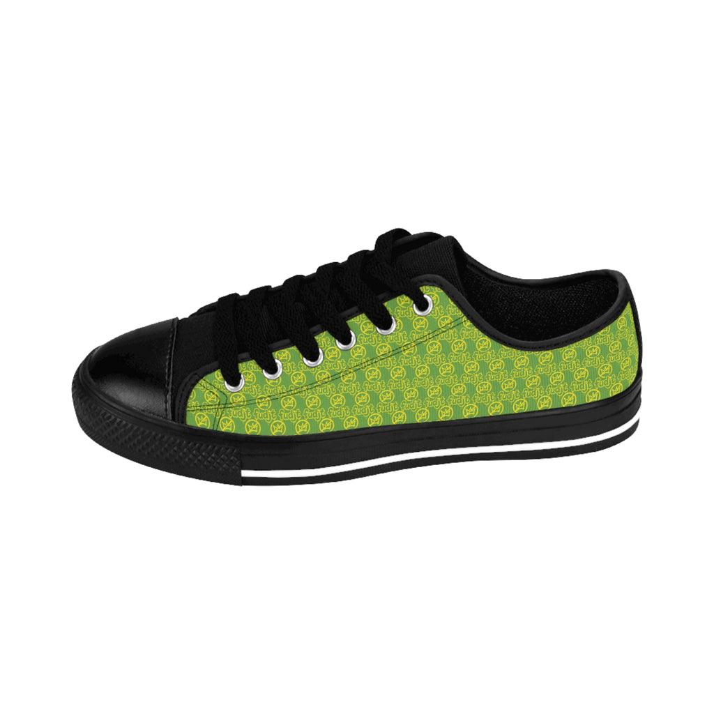 Green Golden fudjt No Kings Street Style Sneakers | Women & Girls All Over .5 Low Top