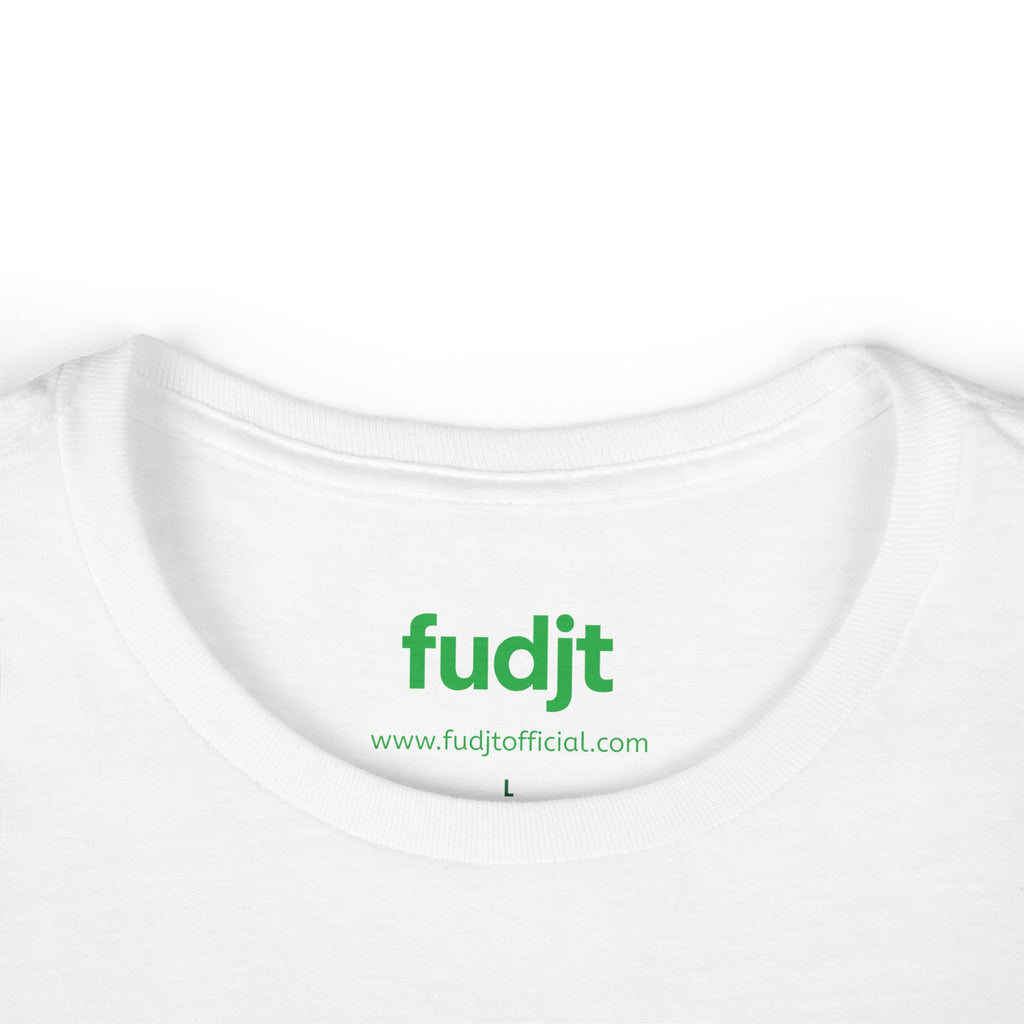 Women's Green fudjt logo Comfy Stylie Tee | 12 Colors