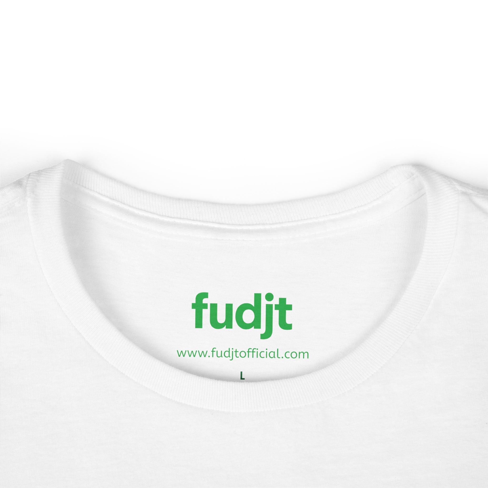 Women's Green fudjt logo Comfy Stylie Tee | 12 Colors