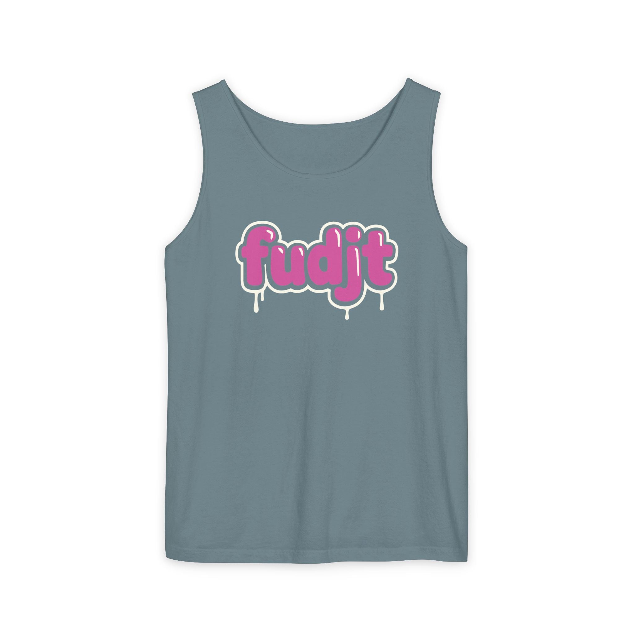 Pink Drip fudjt Long Tank Top | 16 Colors