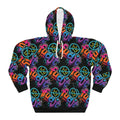 fudjt No Kings Clown Town Hoodie | All Over Black 10-45