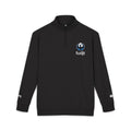 MN Rebel Loon Embroidered Quarter-Zip Fleece Pullover | Black fudjt