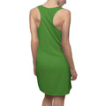 Dark Green Golden fudjt No Kings .5 Chic Racerback Dress