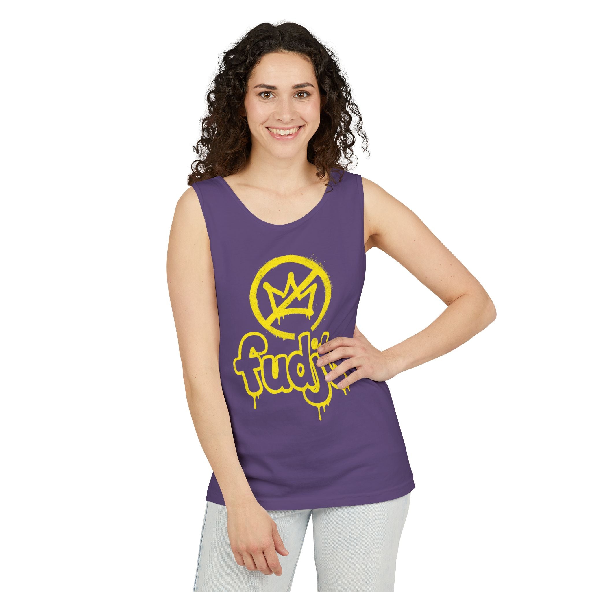Golden fudjt No Kings Long Tank Top | 16 Colors