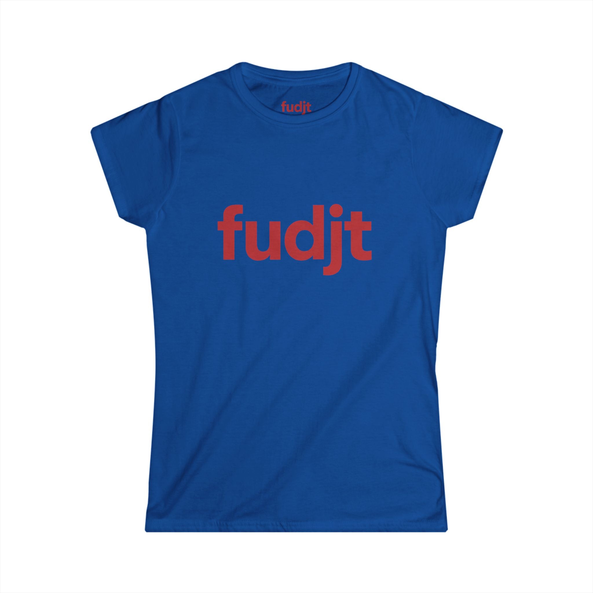 Women's Red fudjt logo Comfy Stylie Tee | 11 Colors