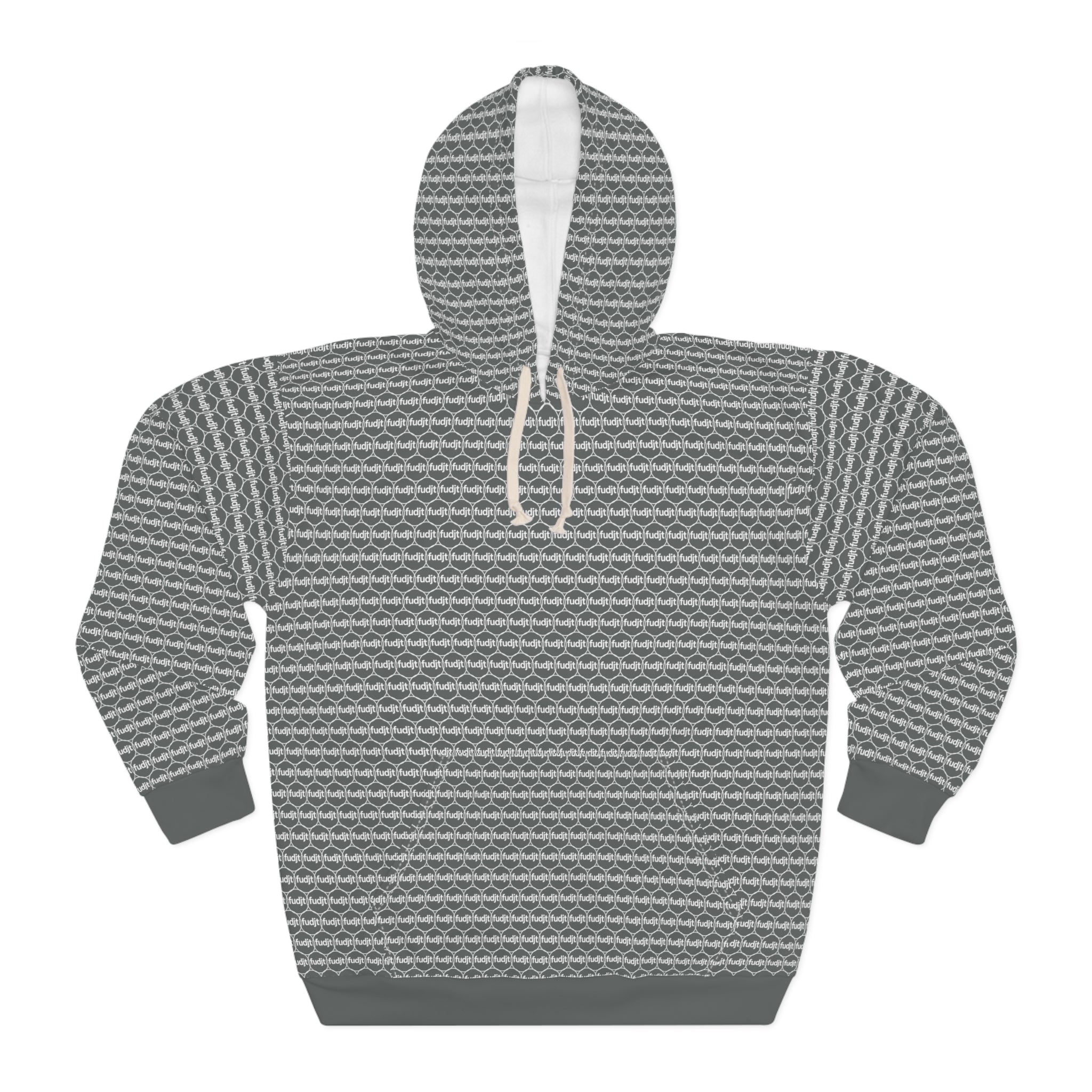 Dark Gray fudjt Unbroken Chain Hoodie | All Over 1.25