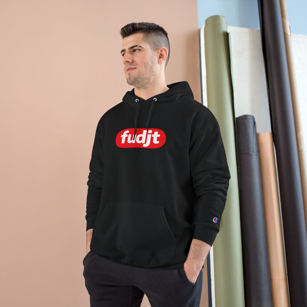 fudjt Anti-Supremacy Red Badge Champion Hoodie | 8 Colors