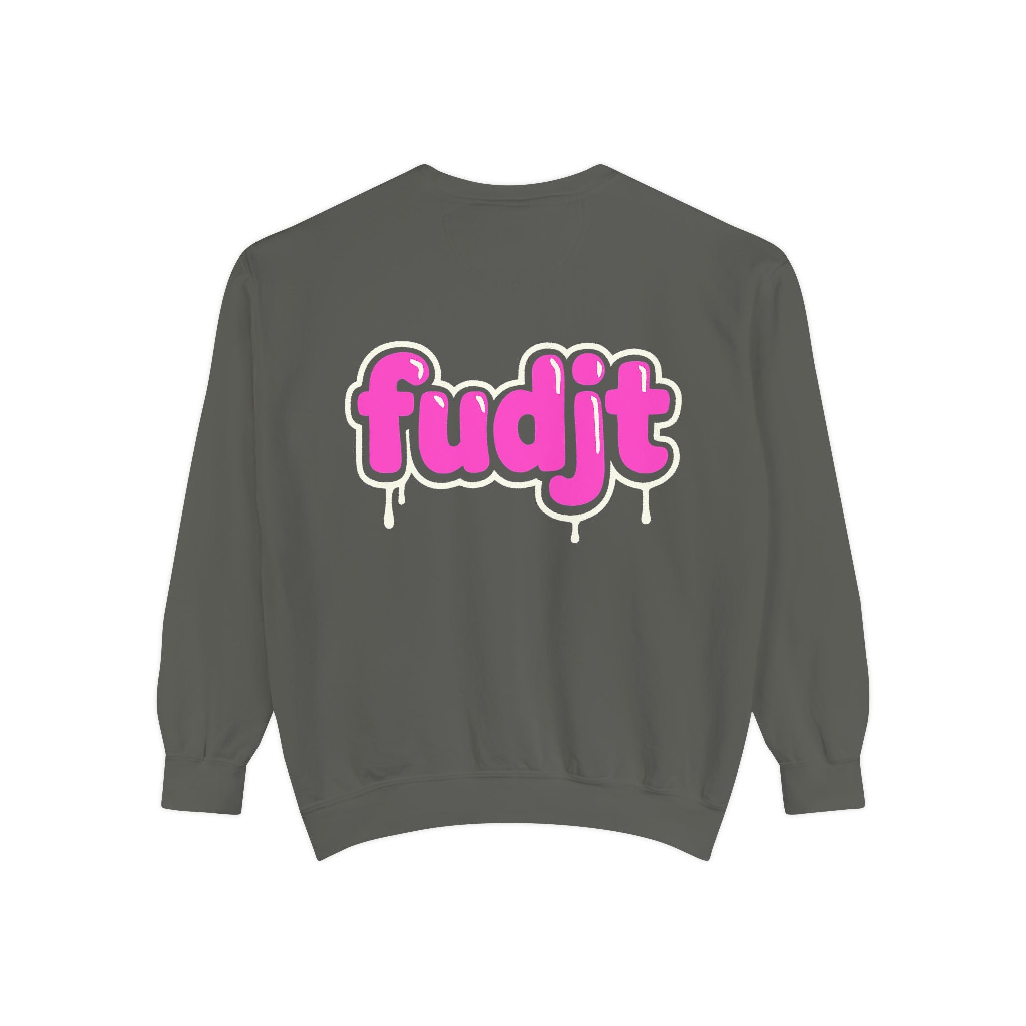 Rebel Loon fudjt Retro Wildlife Crewneck, Bold Pink Drip Backside | 14 Colors