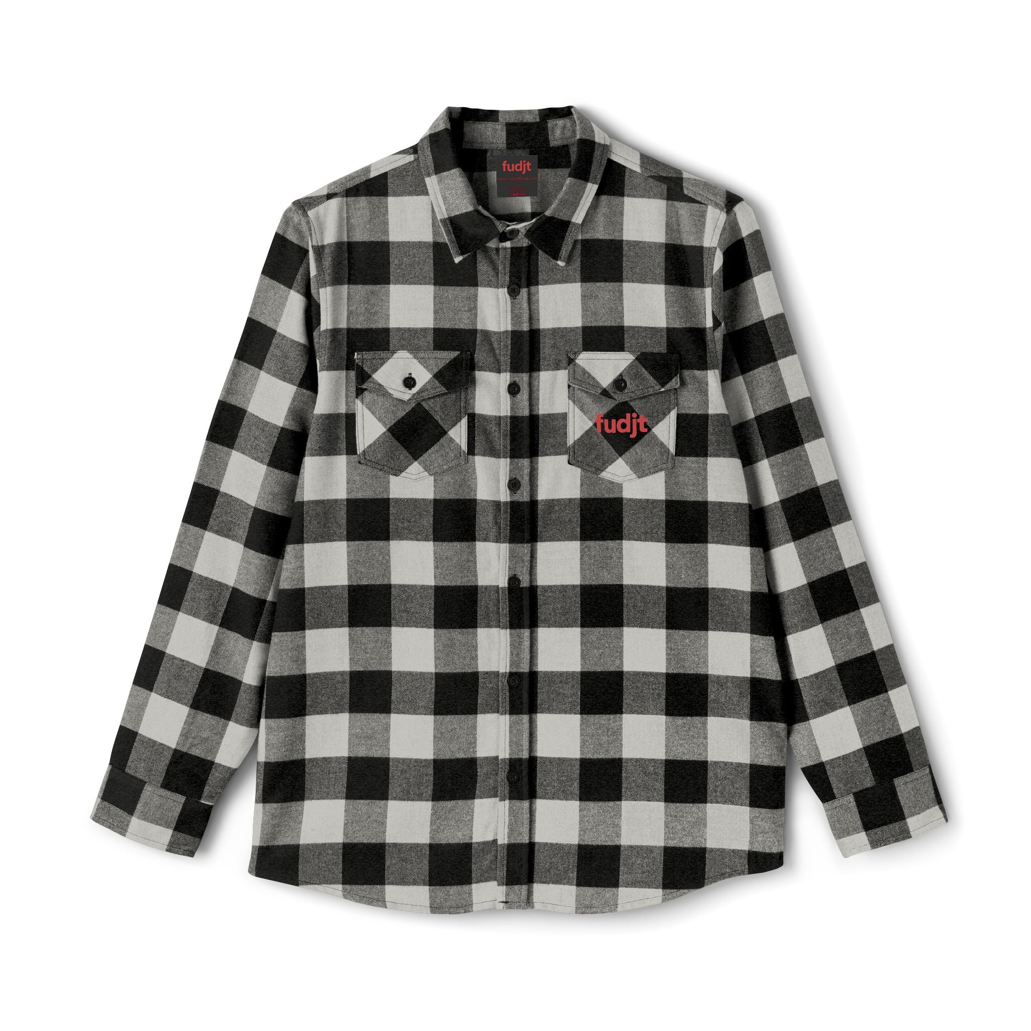 Flannel Shirt | Cozy Red fudjt logo | 4 Colors