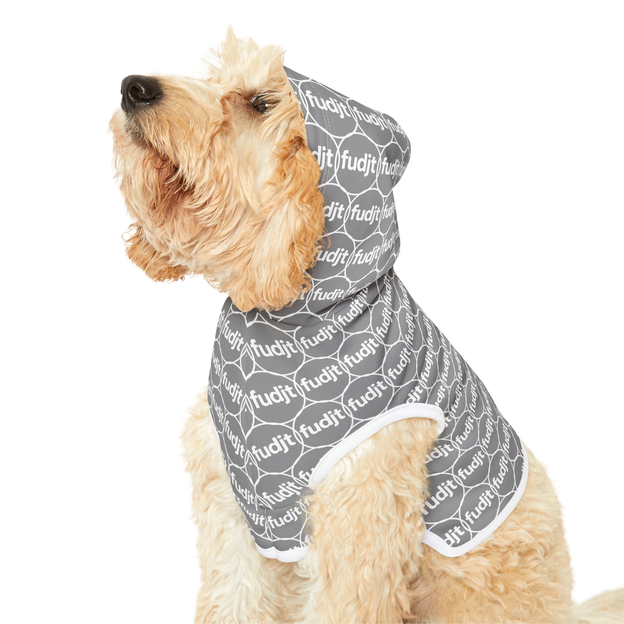 Gray fudjt Pet Hoodie | Unbroken Chain 2.5 | 7 Sizes