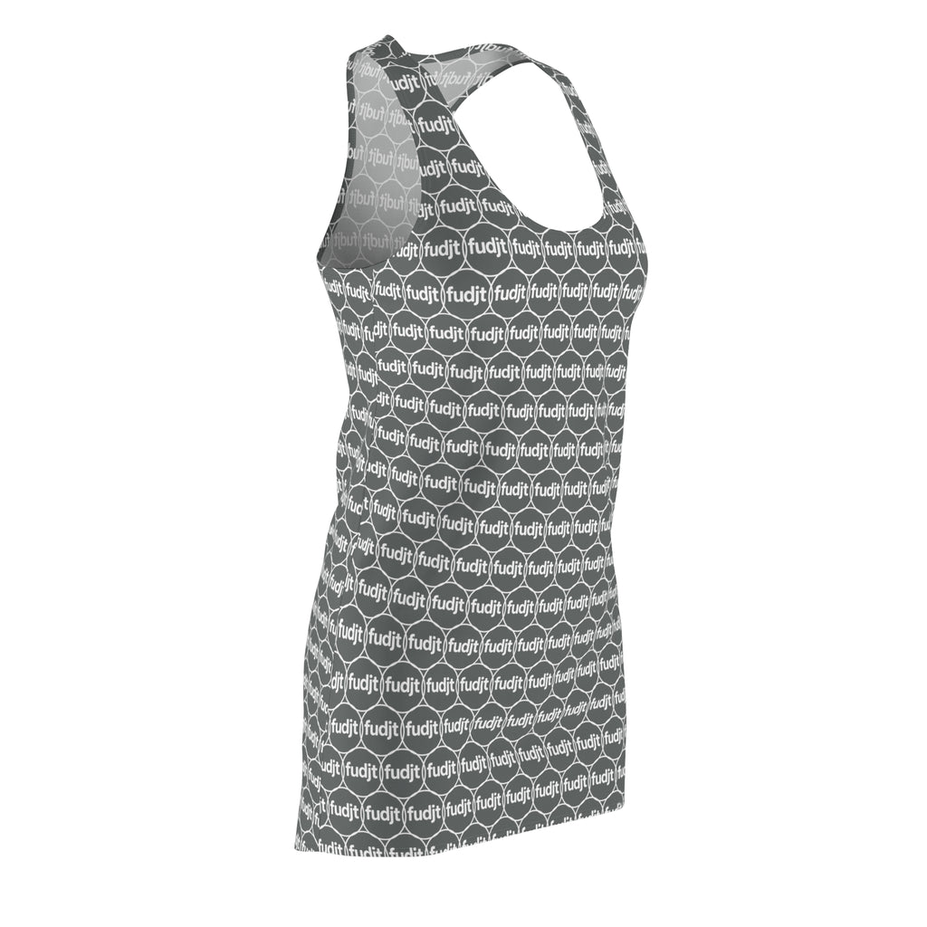 Dark Gray fudjt Unbroken Chain 2.5 Chic Racerback Dress