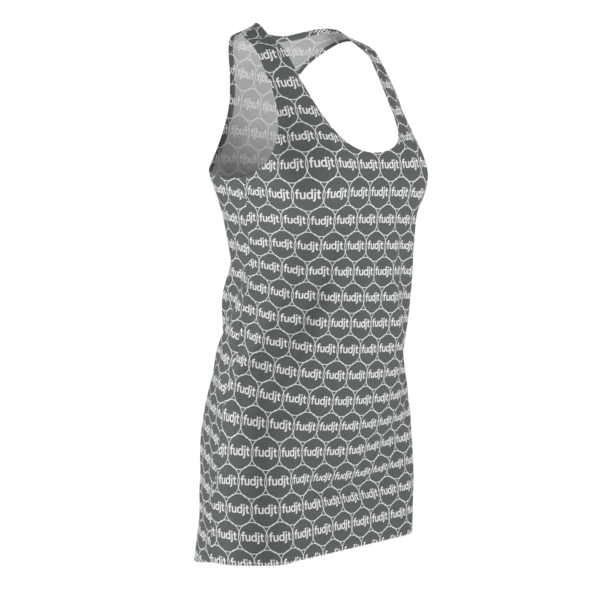 Dark Gray fudjt Unbroken Chain 2.5 Chic Racerback Dress