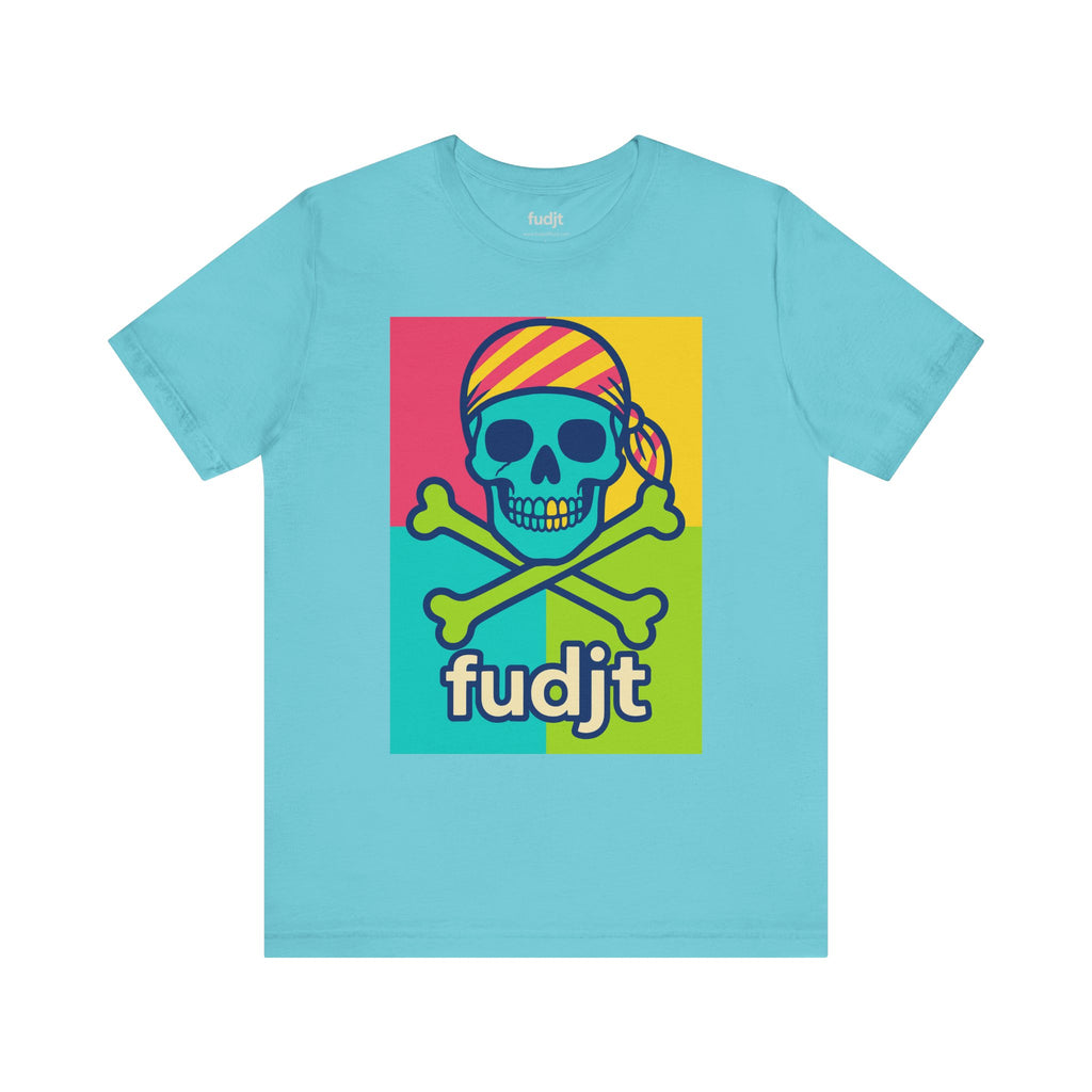 Fudjt "Booty" Skull and Crossbones Tee | 6 Colors