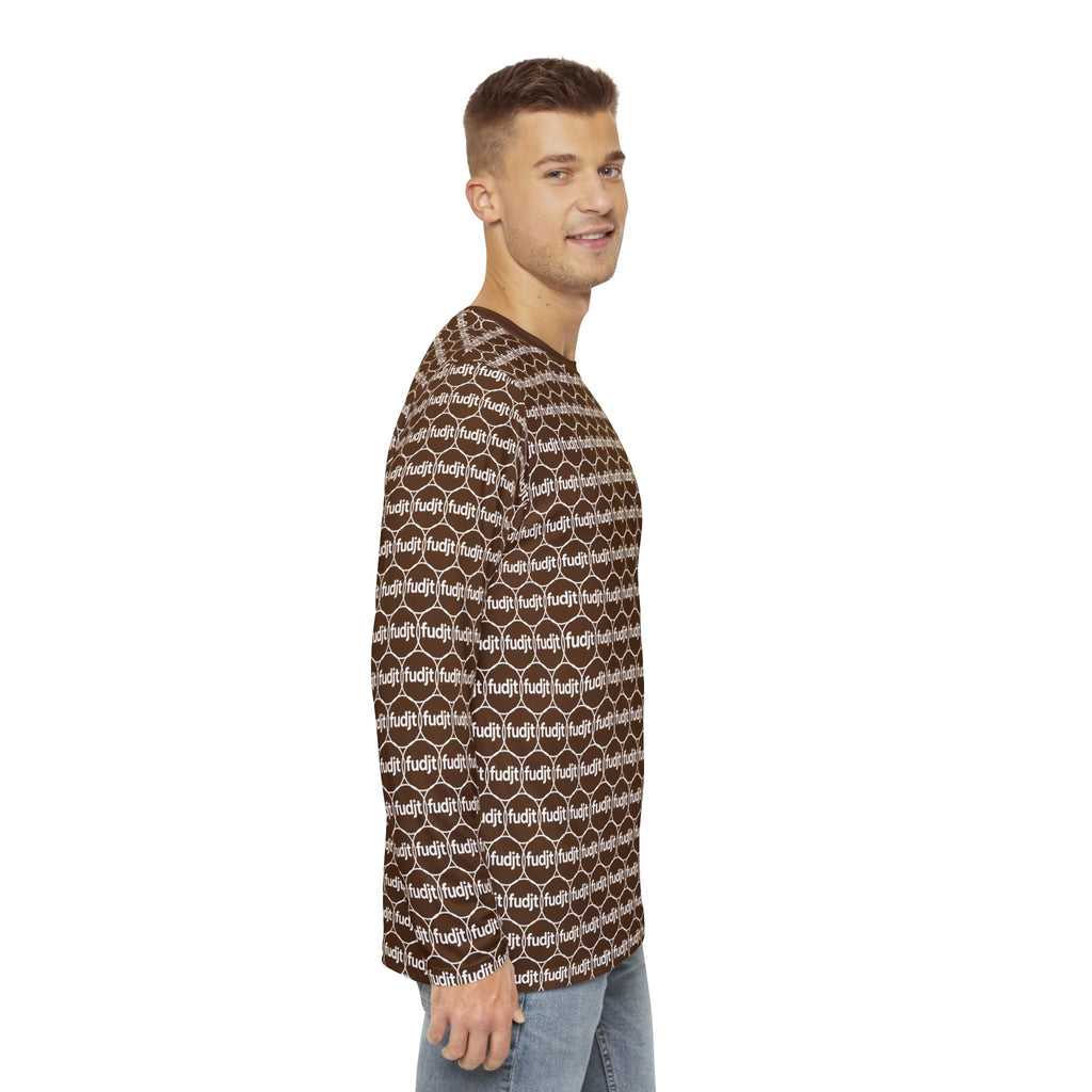 Brown fudjt Unbroken Chain 2.5 Fluid Vibes Long Sleeve Shirt