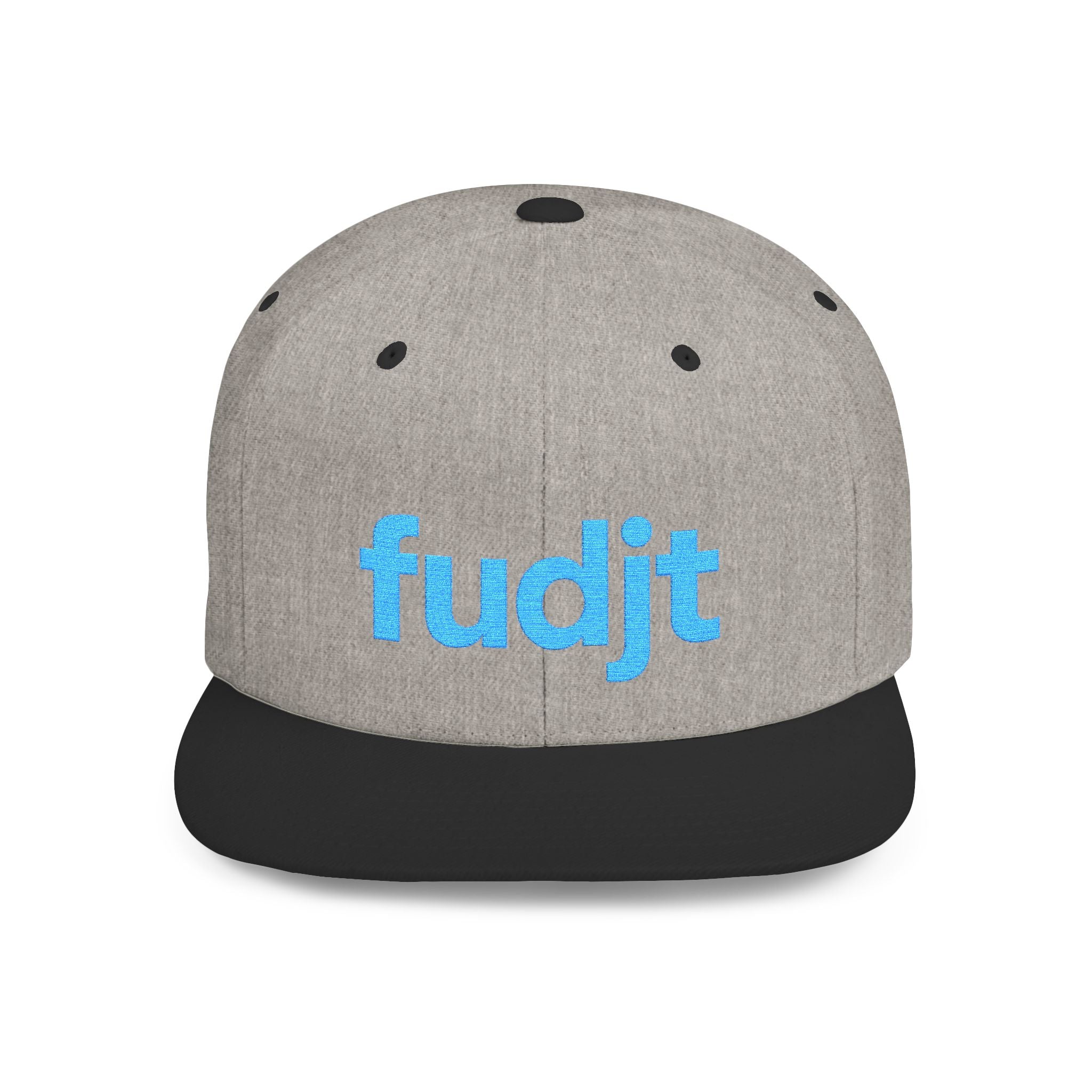 Stylish Flat Bill Snapback Turquoise fudjt Streetwear Logo Cap | 12 Colors
