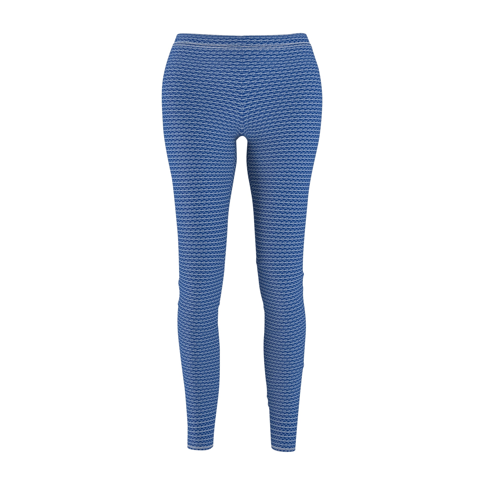 Dark Blue fudjt Unbroken Chain .5 Casual Leggings