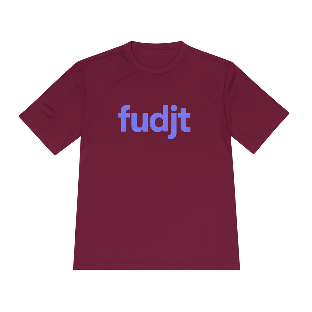 Light Blue fudjt design Moisture Wicking Performance Tee | 13 Colors