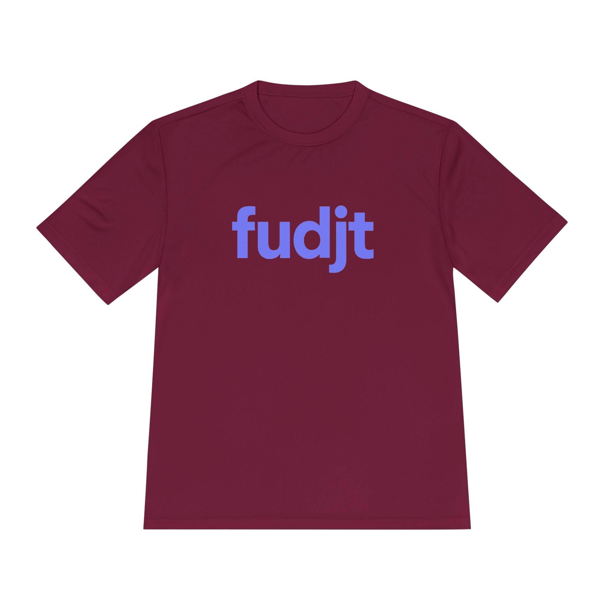 Light Blue fudjt design Moisture Wicking Performance Tee | 13 Colors