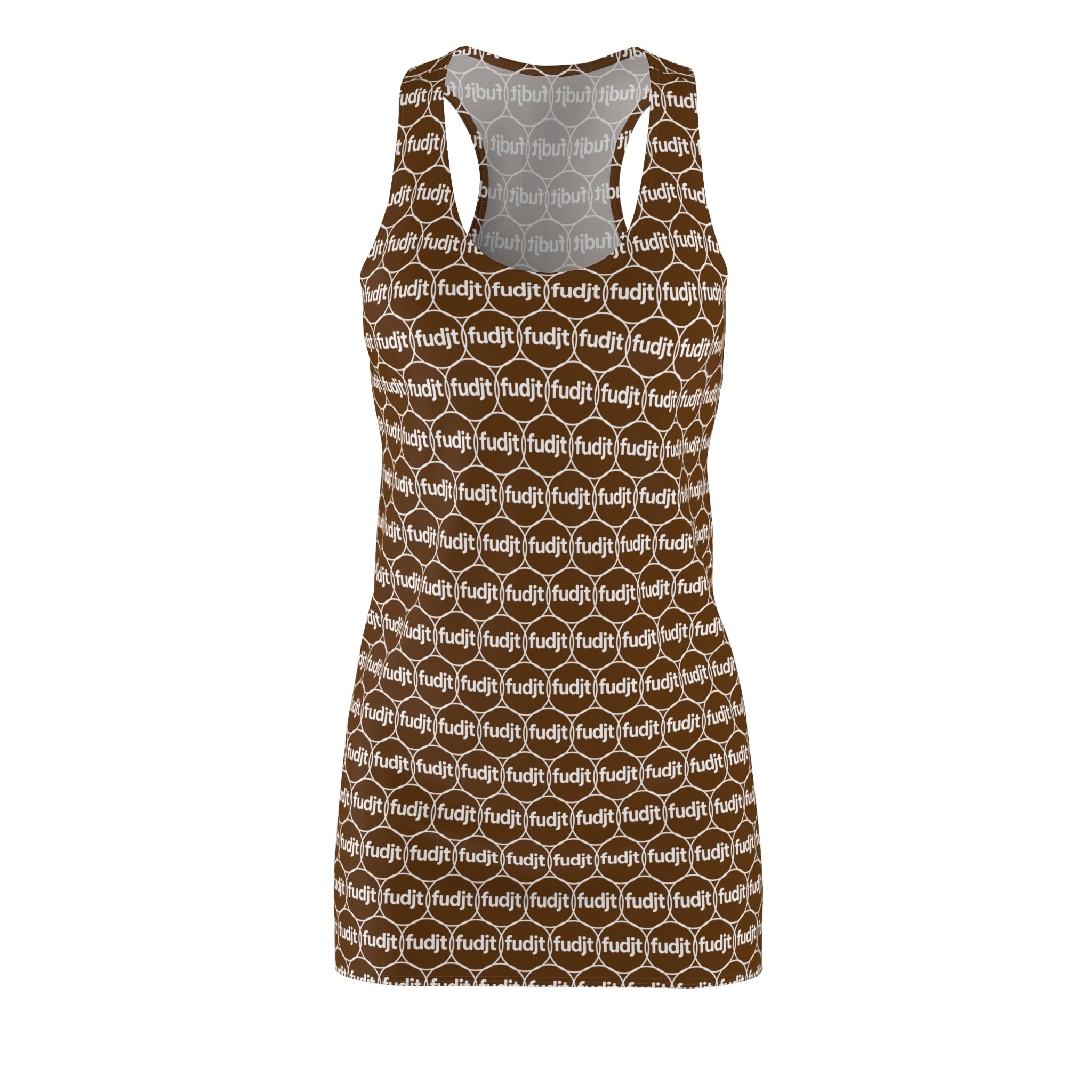 Brown fudjt Unbroken Chain 2.5 Chic Racerback Dress