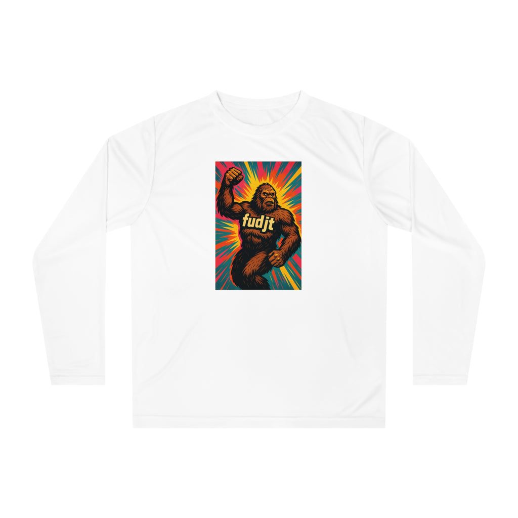Sasquatch Salute Long Sleeve fudjt Performance Tee | 5 Colors