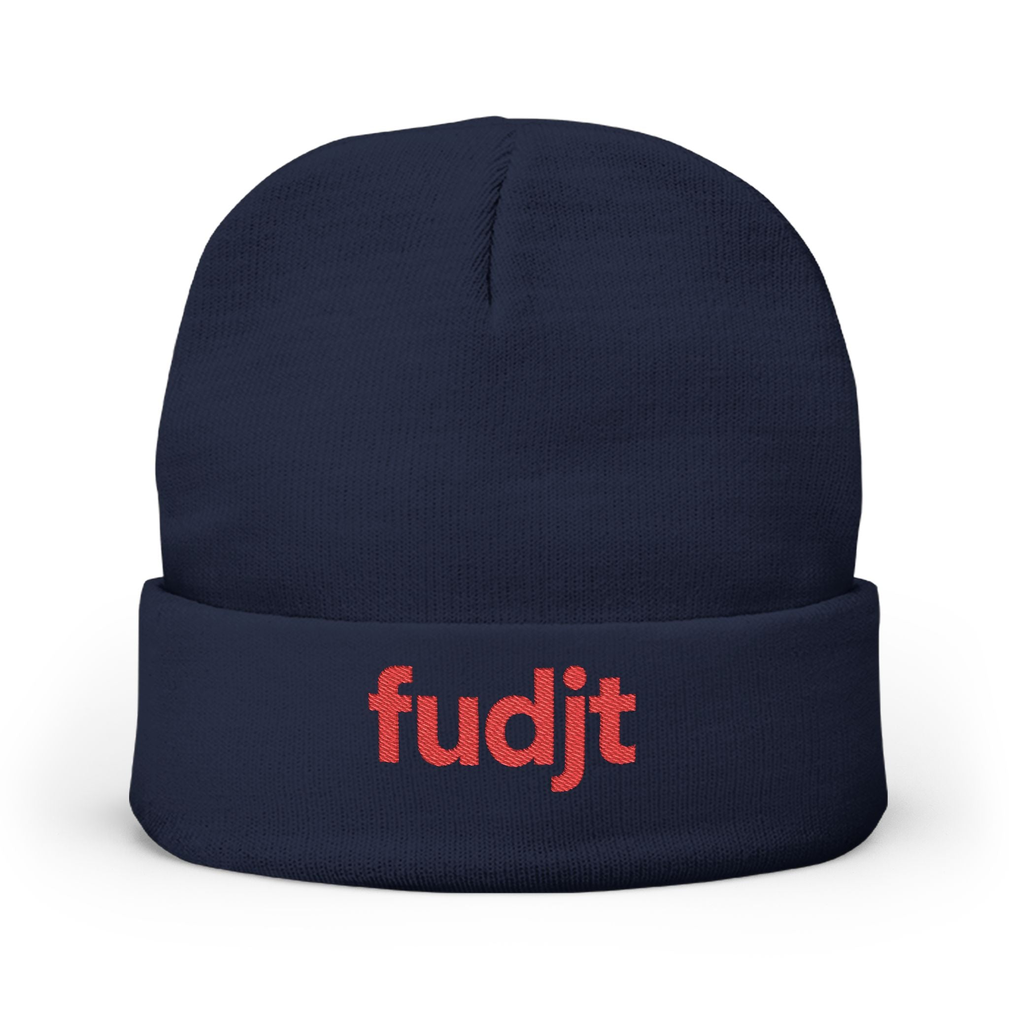 Stylish & Cozy fudjt Knit Beanie | Red Embroidery | 5 Colors