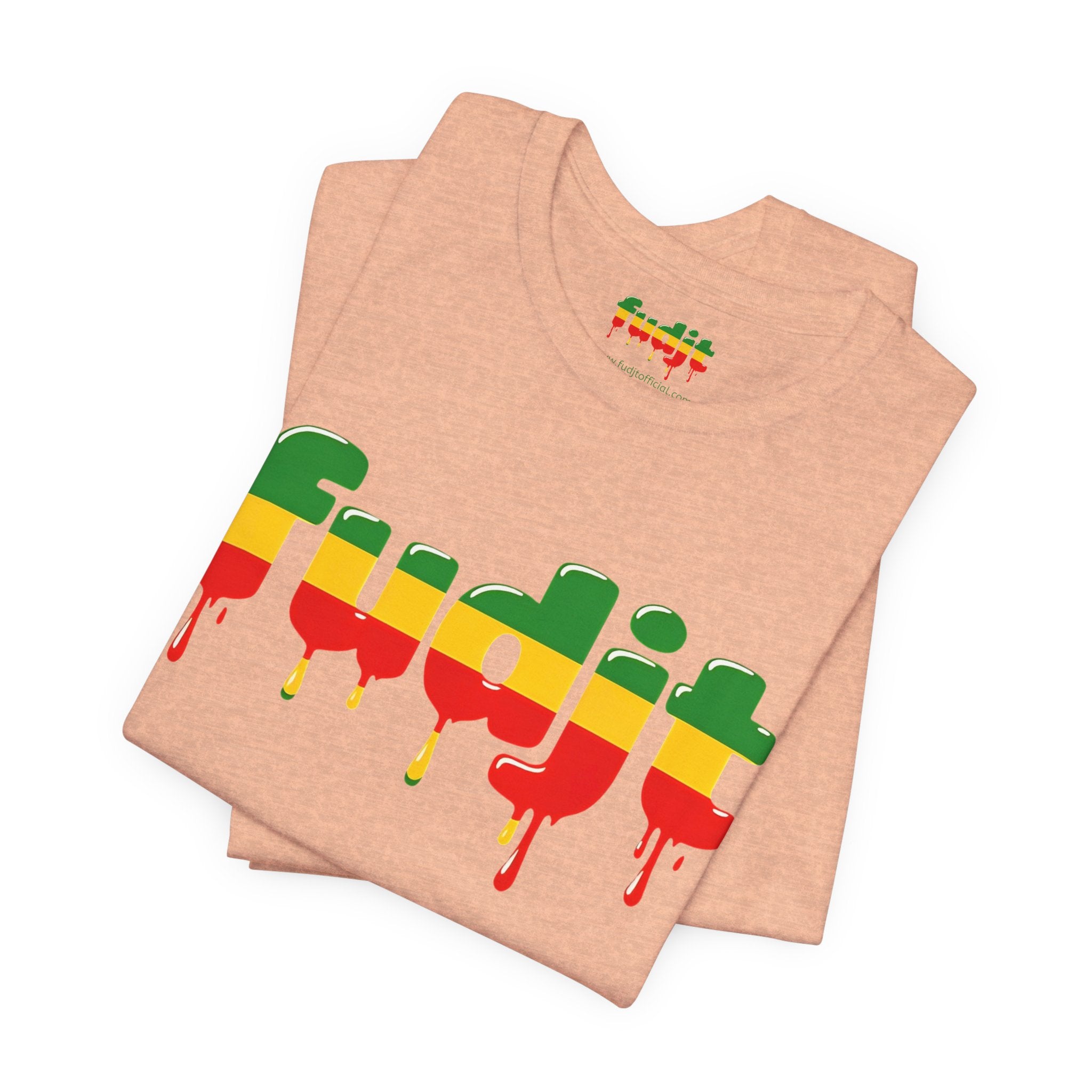 fudit Drip Logo Tee (Rasta Colors)