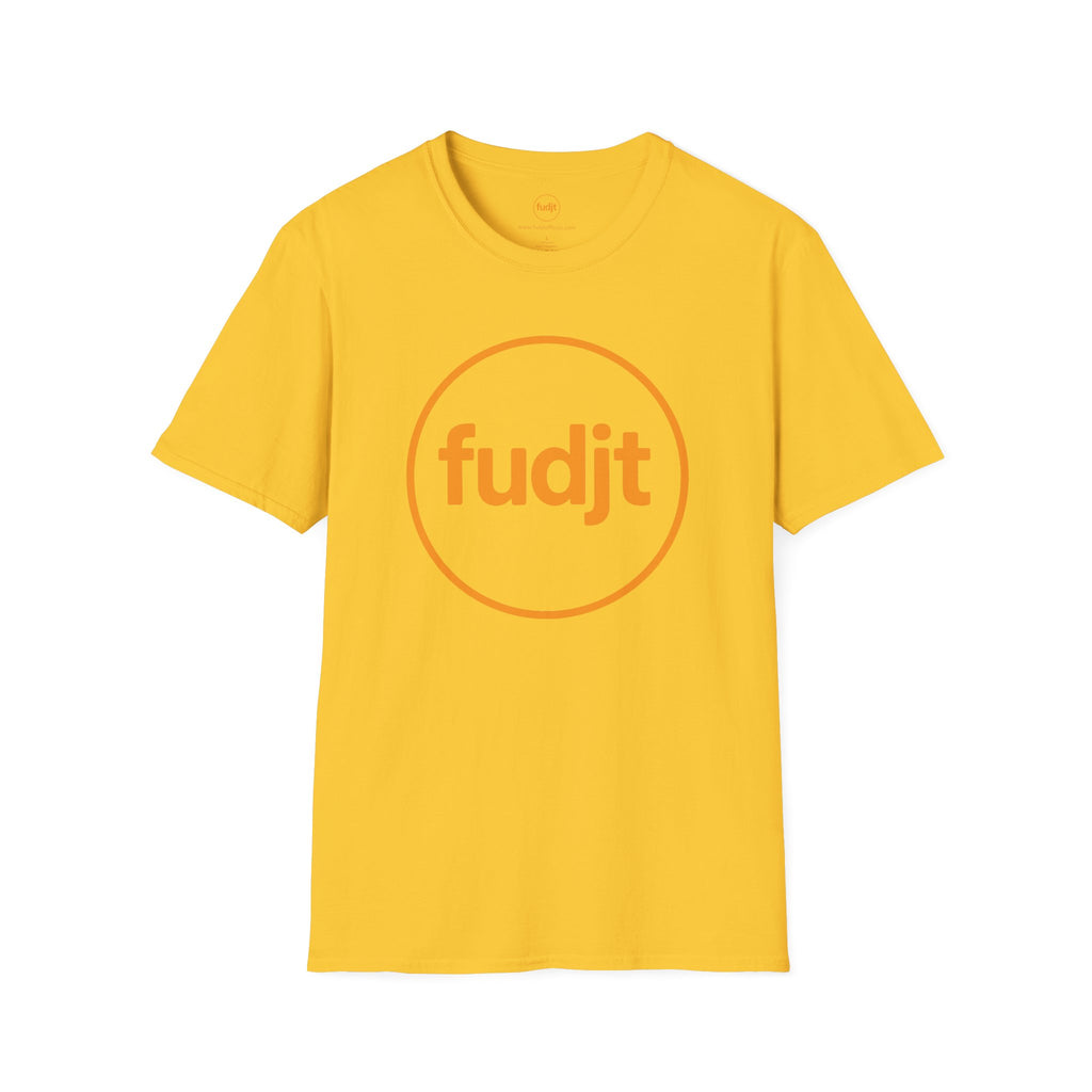Orange fudjt Circle Everyday Style Tee | 14 Colors