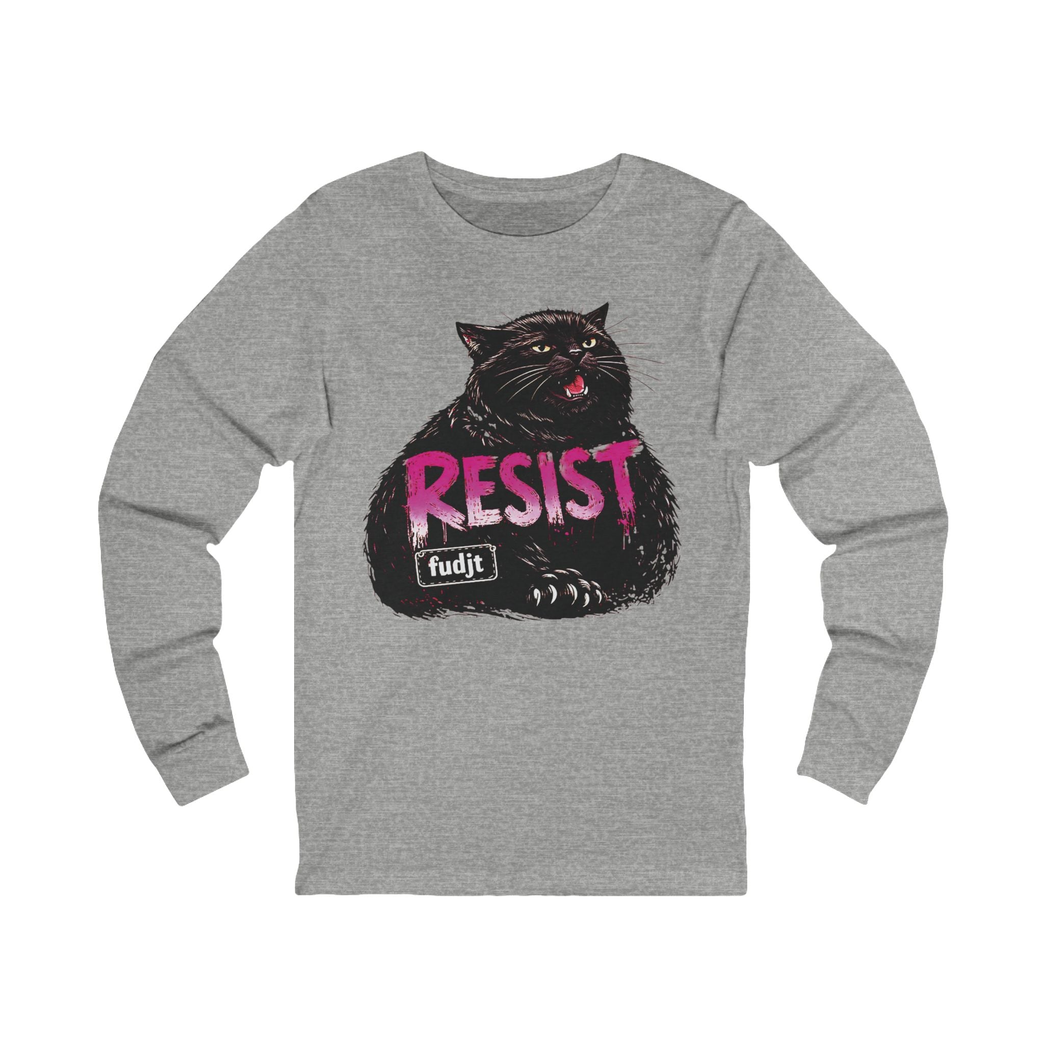 fudjt Resist Long Sleeve Tee | Black Pussycat | 13 Colors