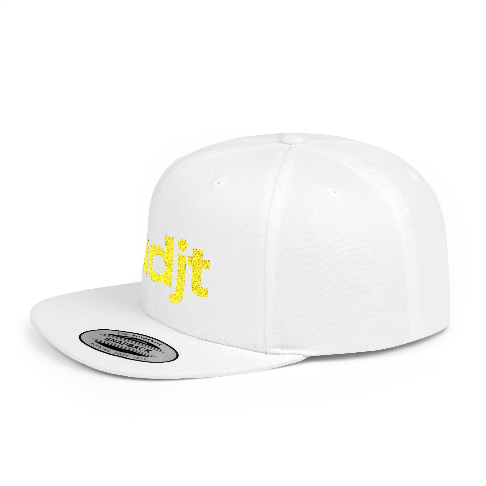 Stylish Flat Bill Snapback Gold fudjt Streetwear Logo Cap | 11 Colors