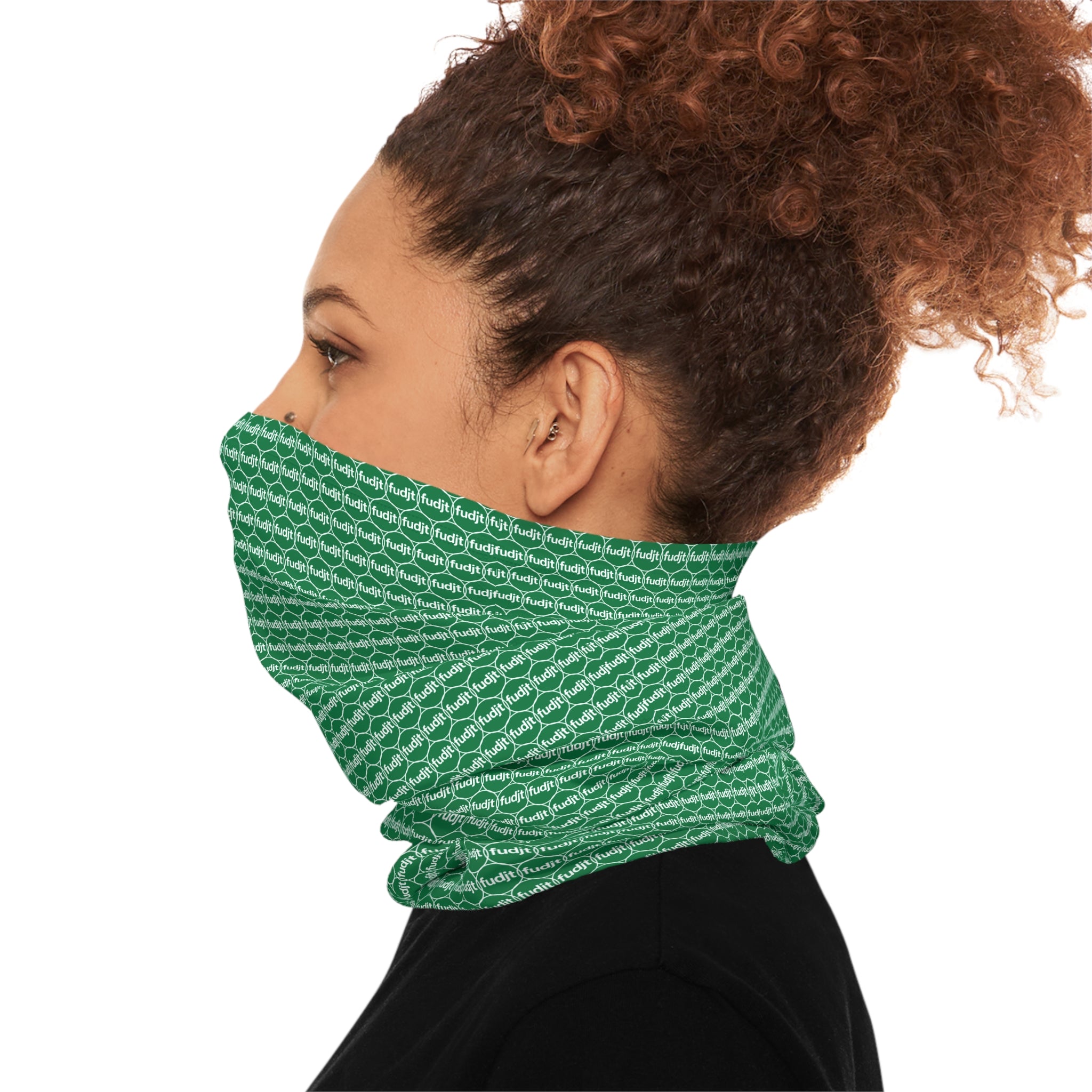 Dark Green fudjt Unbroken Chain .5 Neck Gaiter