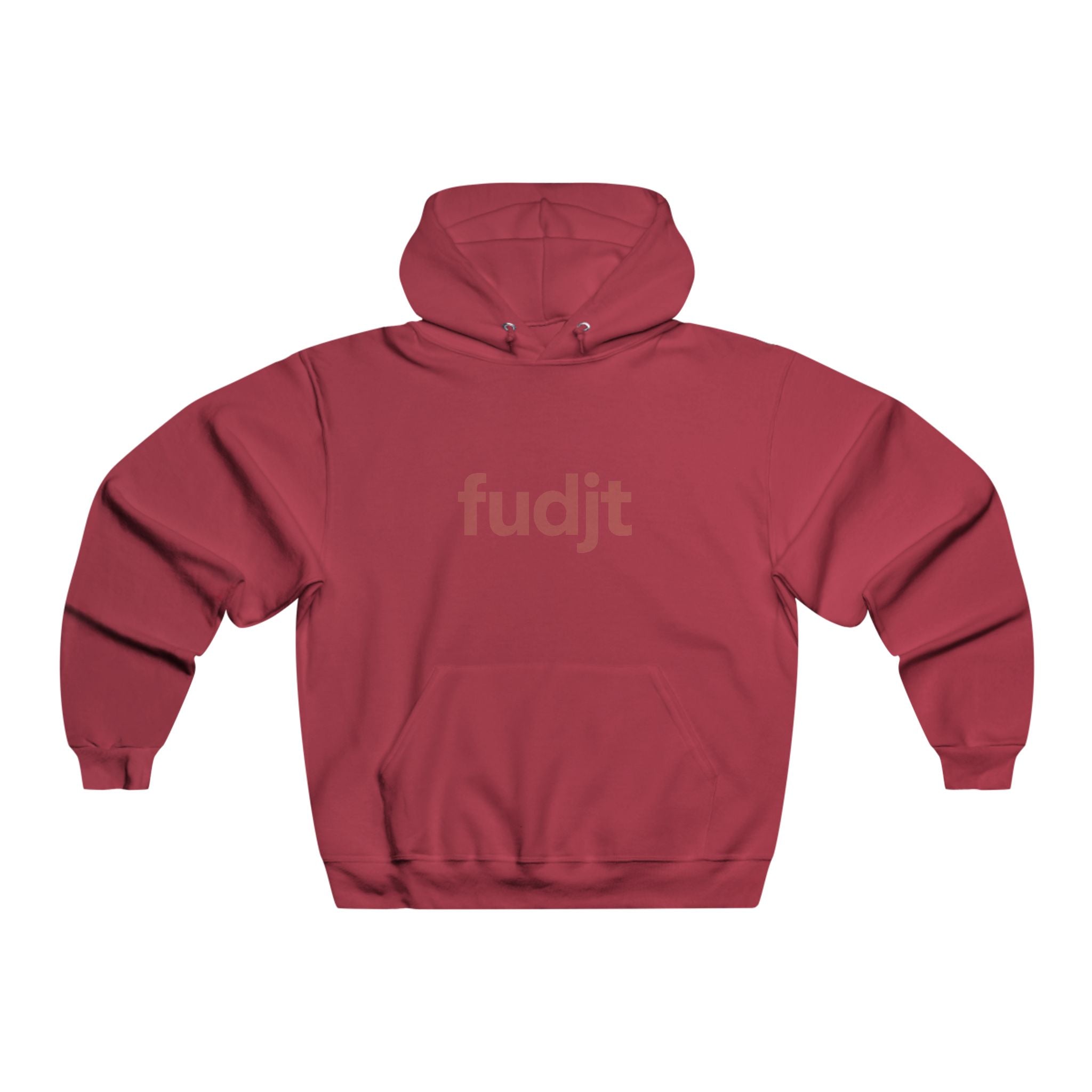 fudjt Hooded Sweatshirt | Red Logo, Super Cozy Hoodie | 8 Colors