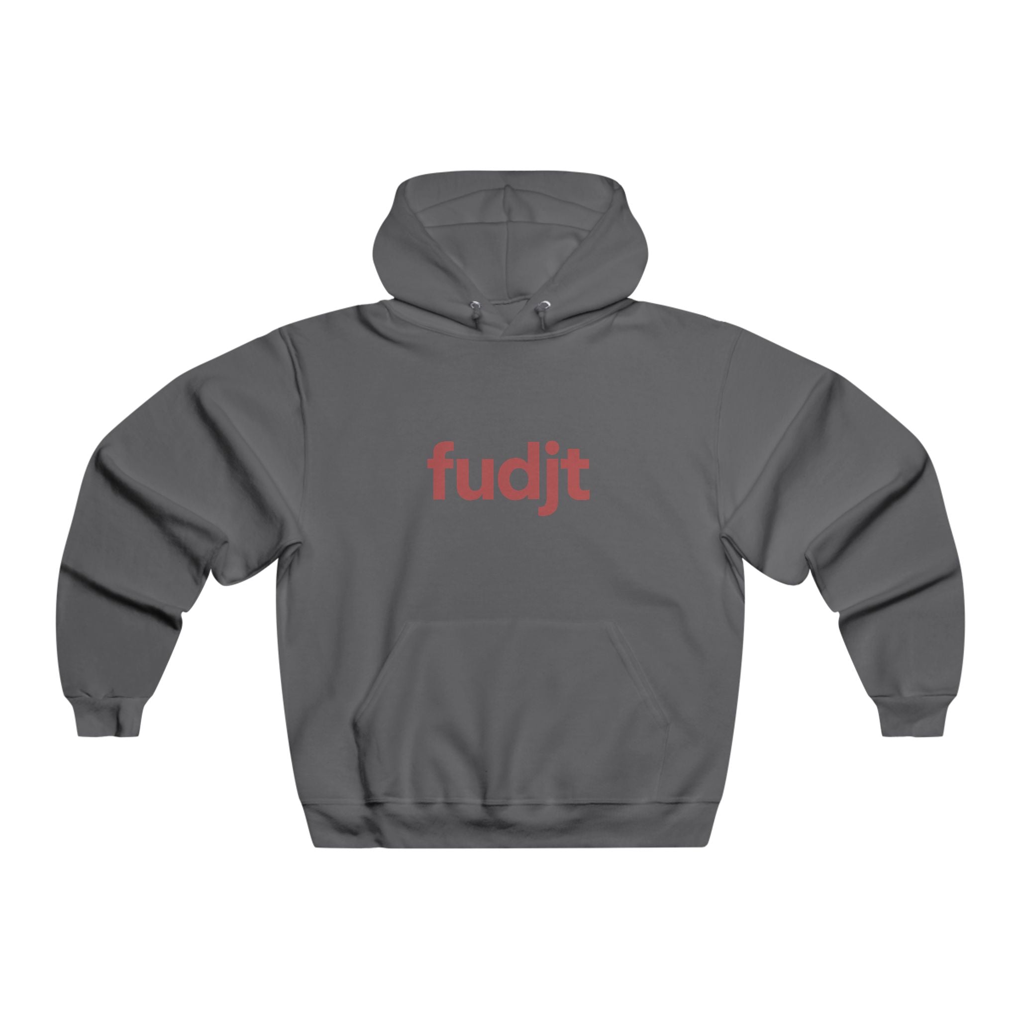 fudjt Hooded Sweatshirt | Red Logo, Super Cozy Hoodie | 8 Colors