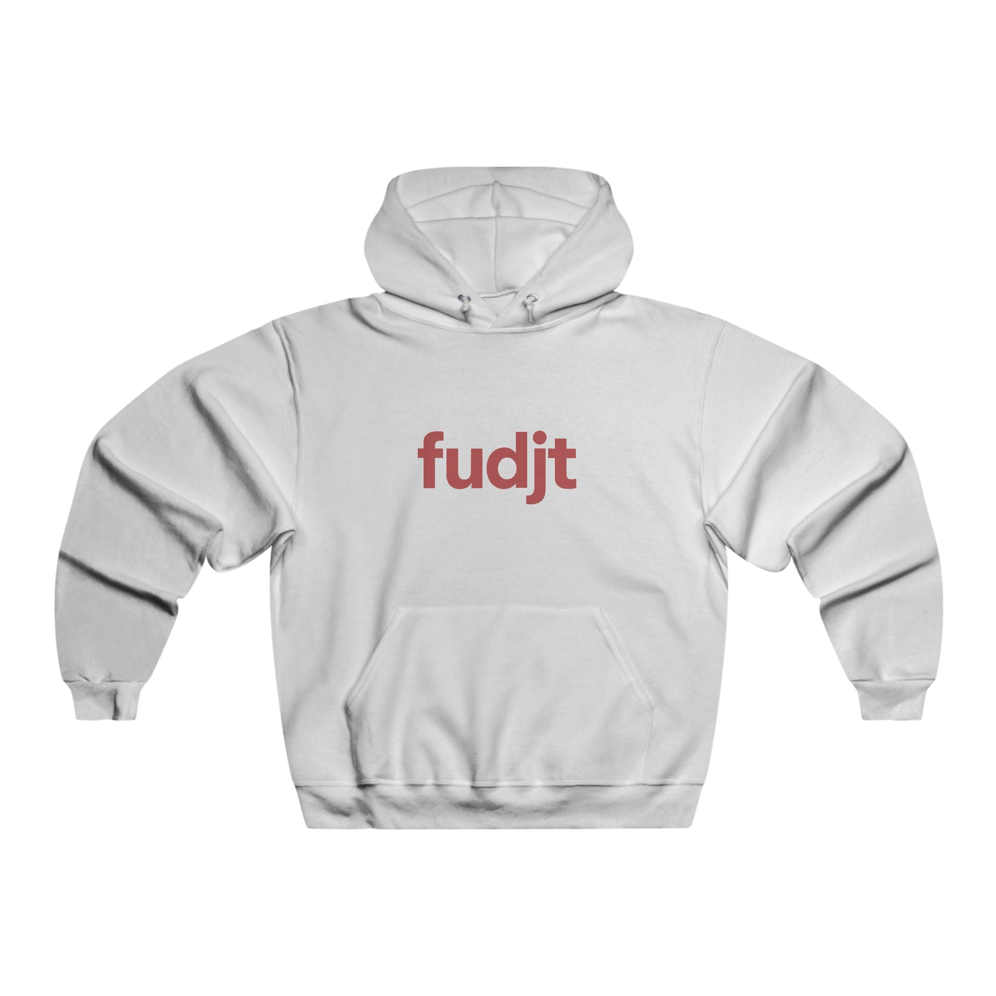 fudjt Hooded Sweatshirt | Red Logo, Super Cozy Hoodie | 8 Colors