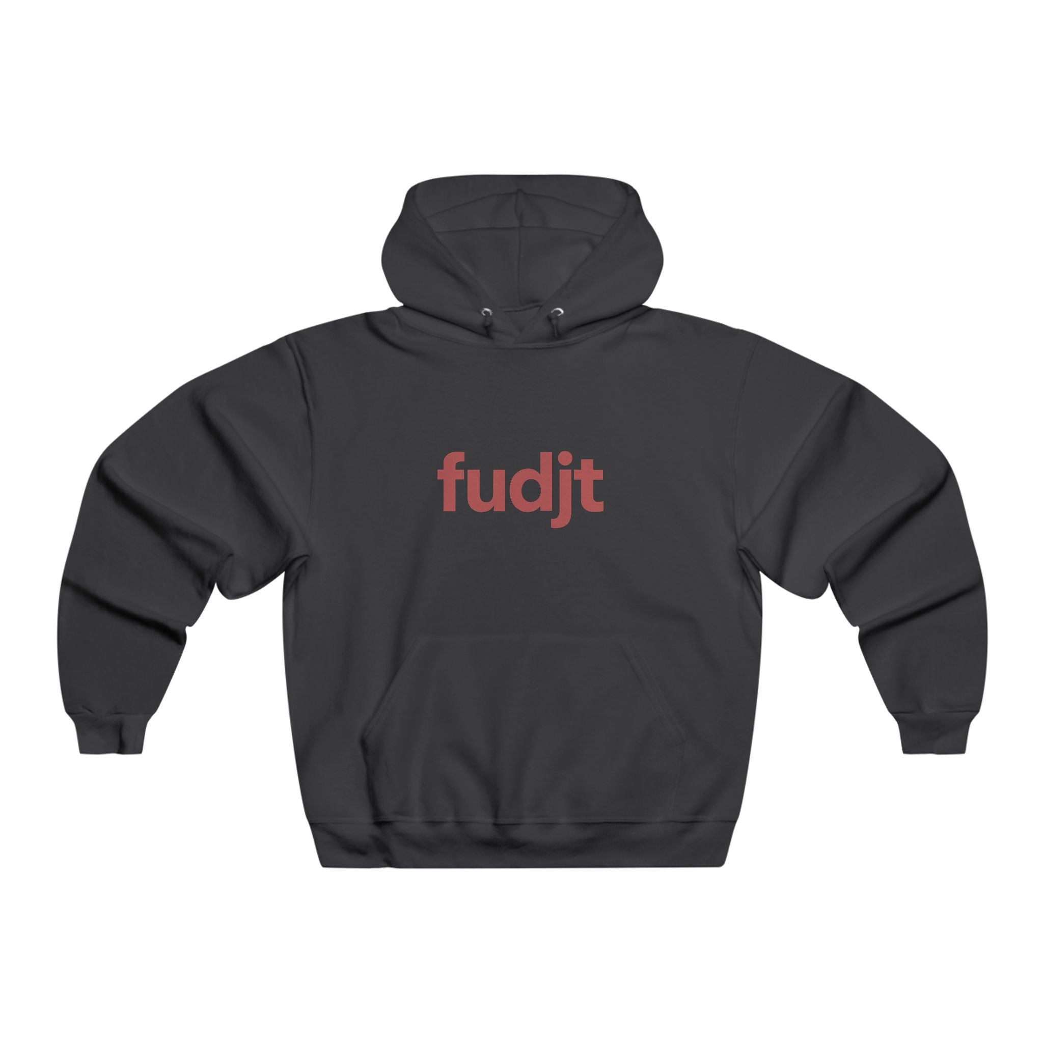 fudjt Hooded Sweatshirt | Red Logo, Super Cozy Hoodie | 8 Colors