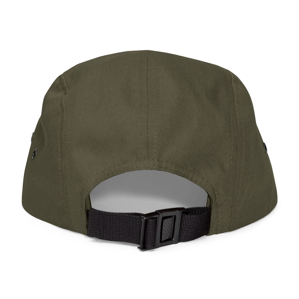 Embroidered 5 Panel Cap - Red fudjt Logo - 6 Colors