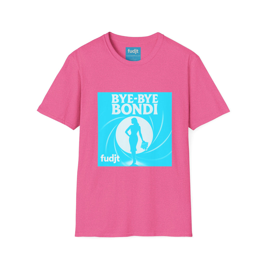 Bye-Bye Bondi | Blue Smoke Screen Retro fudjt Tee | 15 Colors