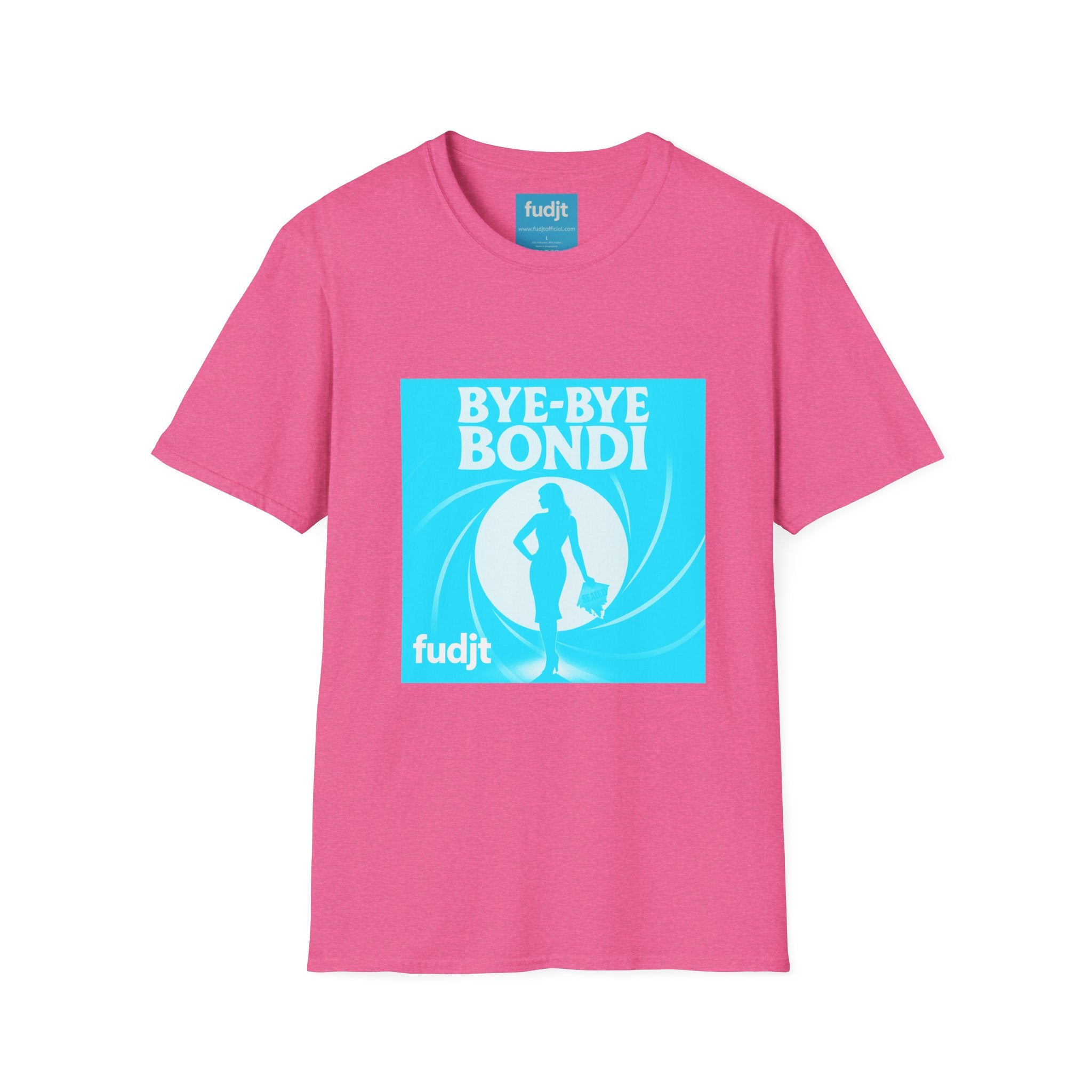 Bye-Bye Bondi | Blue Smoke Screen Retro fudjt Tee | 15 Colors