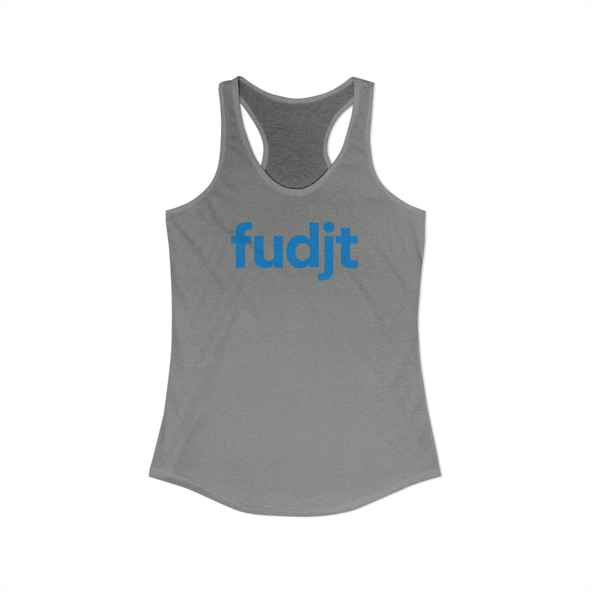 Turquoise fudjt Logo Women's Racerback Tank, Relaxed Fit | 5 Colors