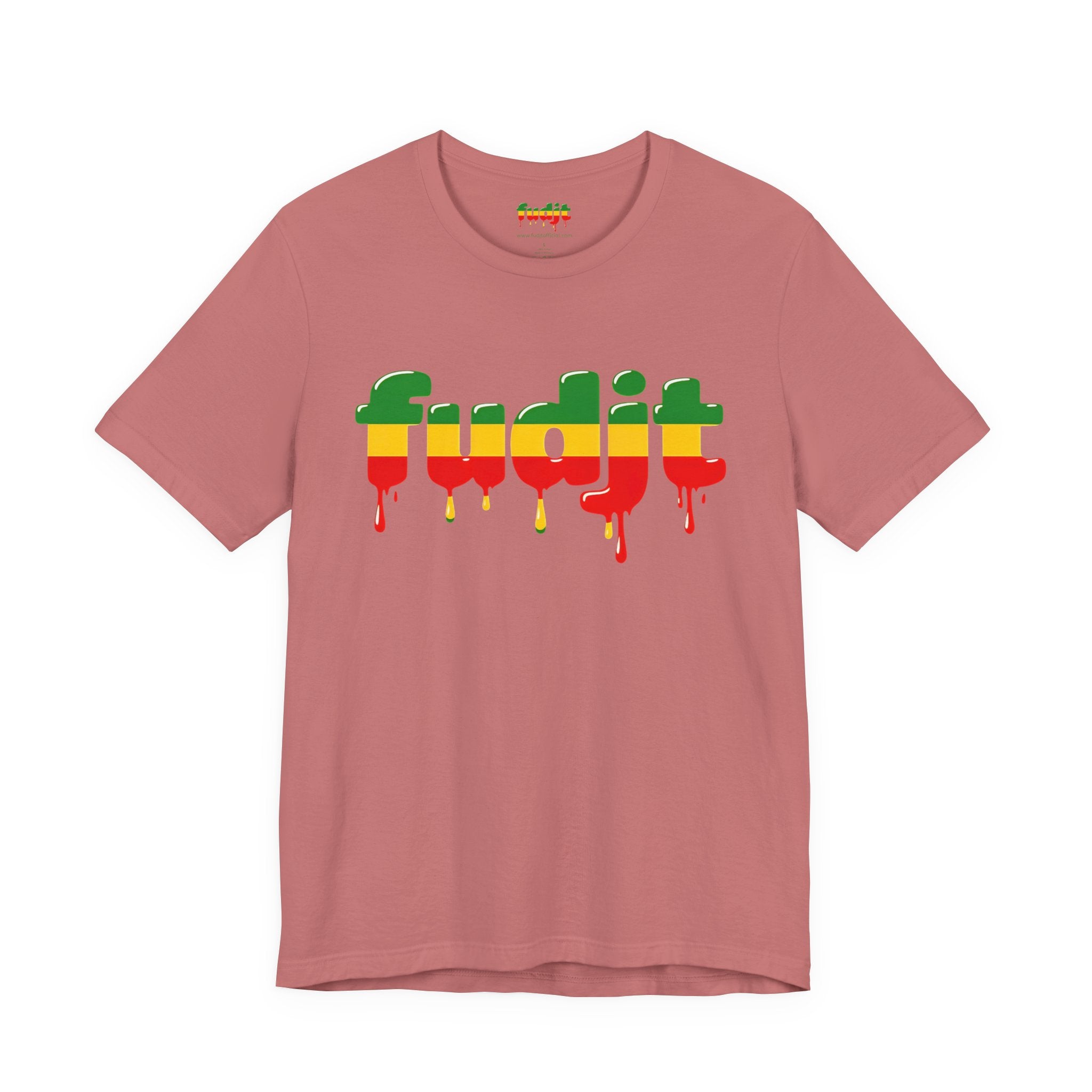 fudit Drip Logo Tee (Rasta Colors)