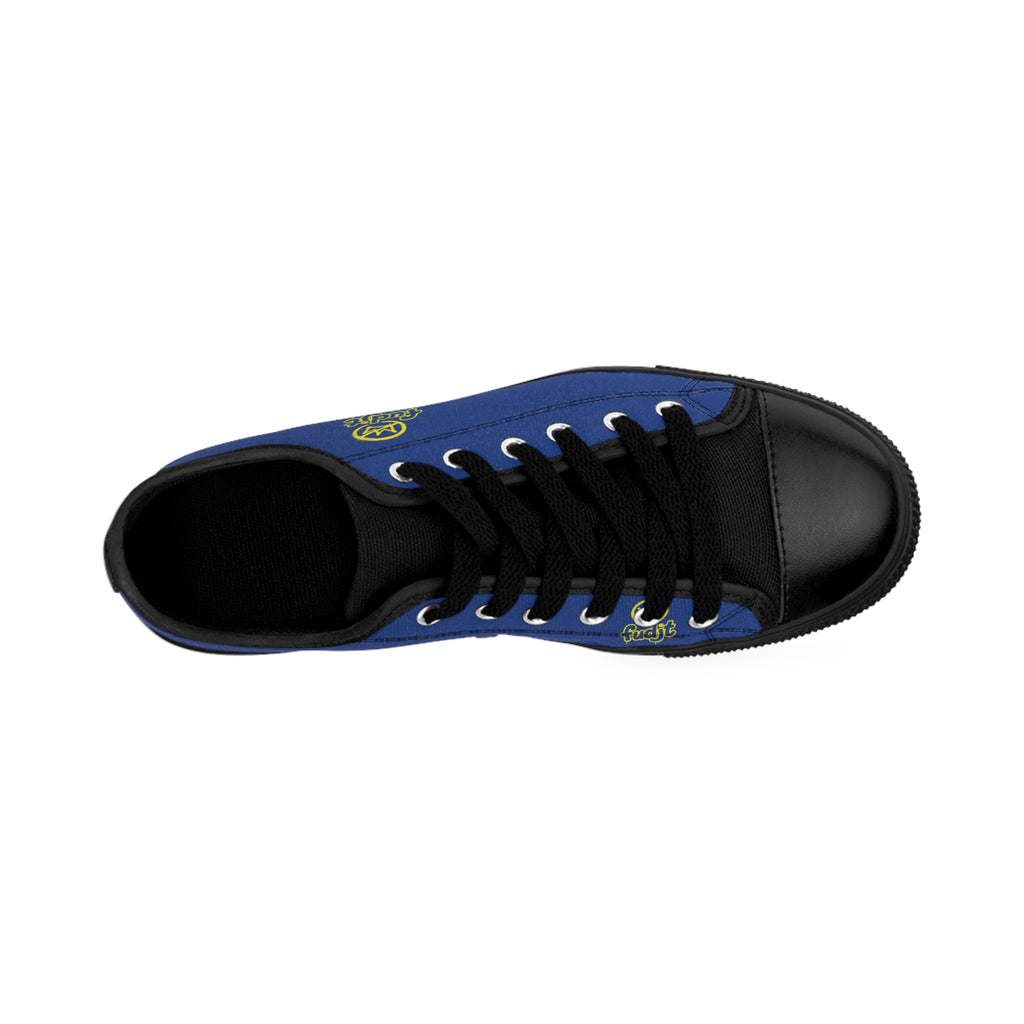Dark Blue Golden fudjt No Kings Street Style Sneakers | Men & Boys 1.5 Low Top