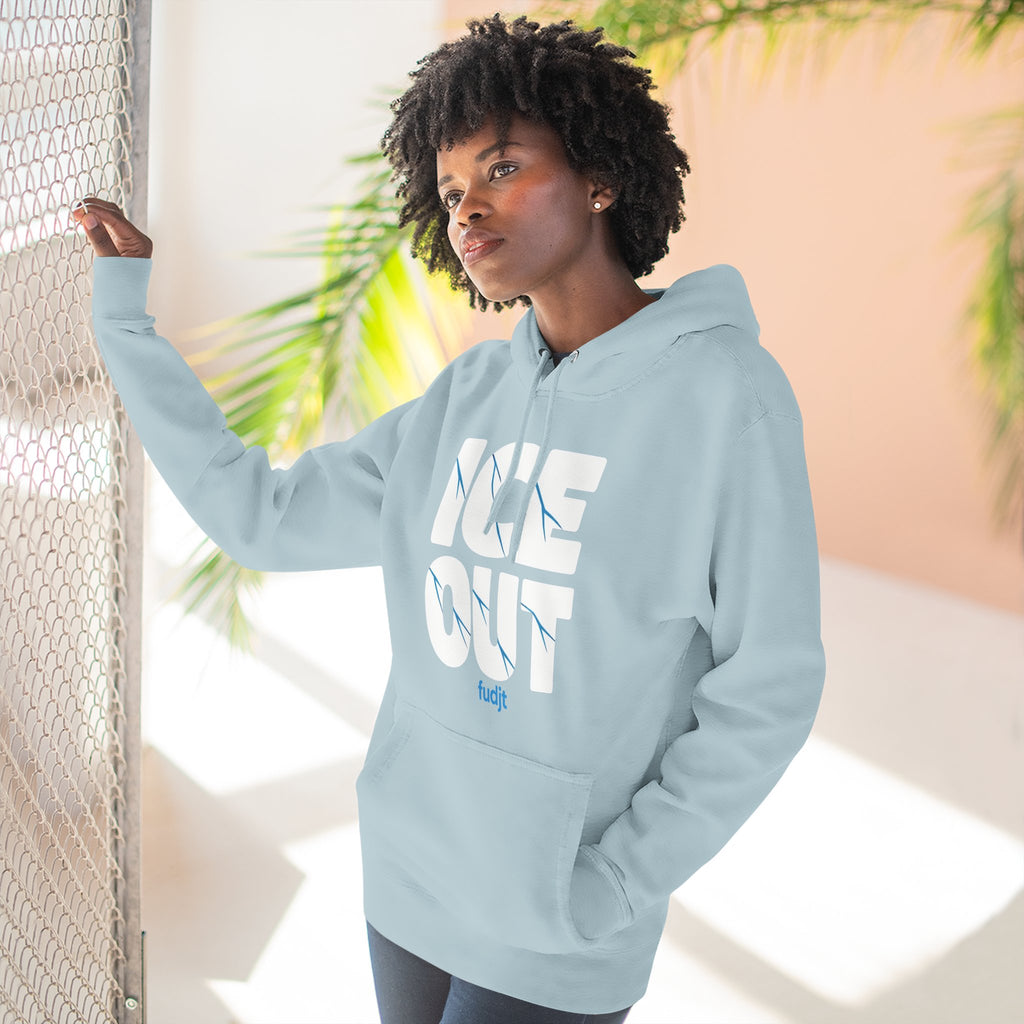 ICE Out fudjt Hoodie – Premium Fleece Pullover | 14 Colors
