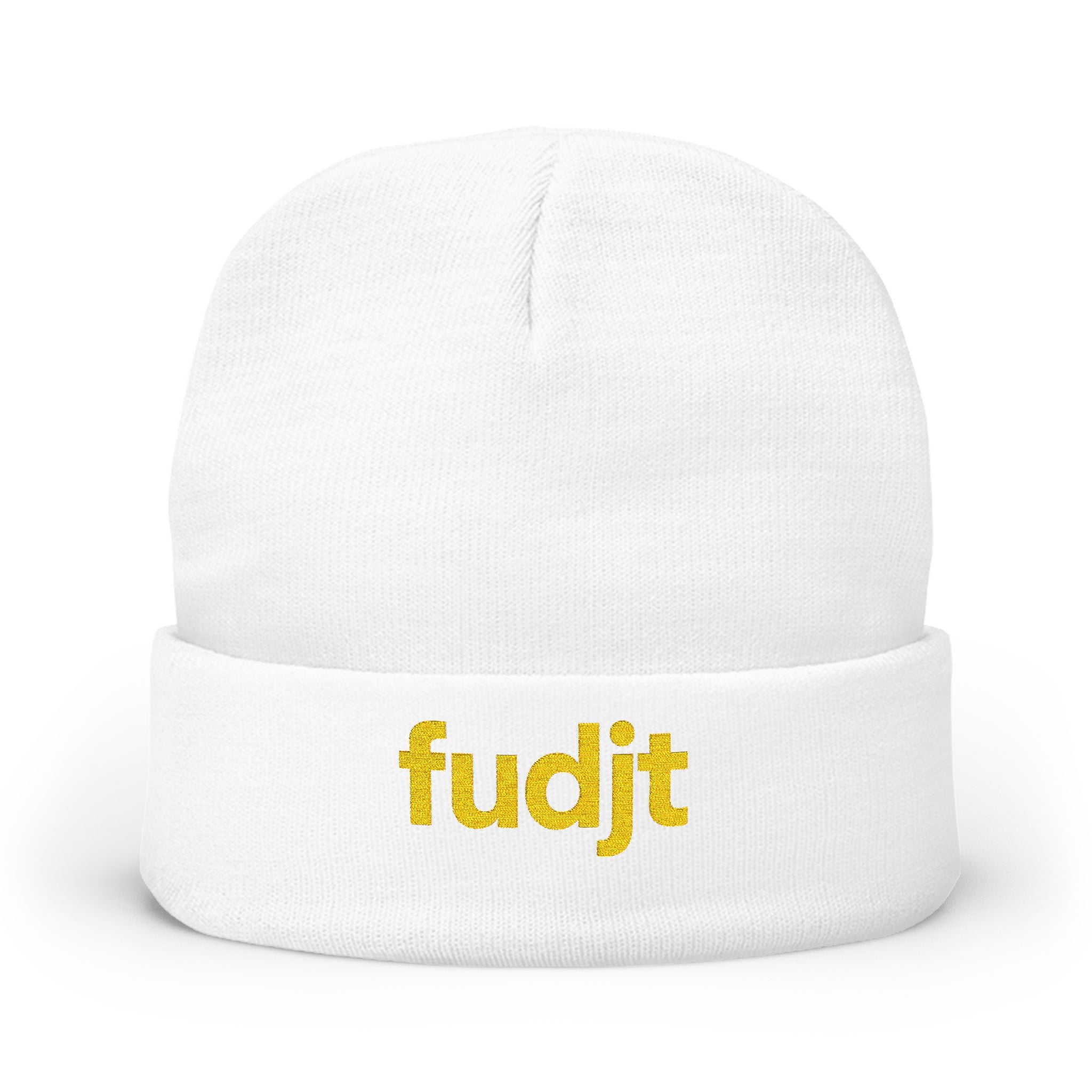 Stylish & Cozy fudjt Knit Beanie | Gold Embroidery | 6 Colors
