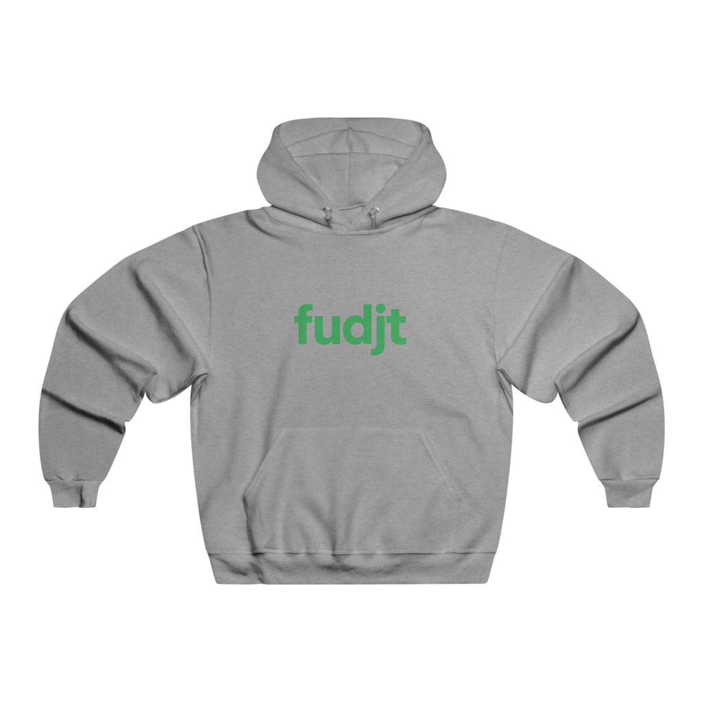 fudjt Hooded Sweatshirt | Green Logo, Super Cozy Hoodie | 8 Colors