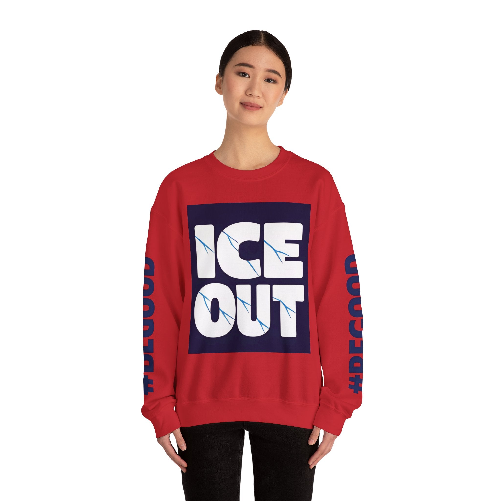 Ice Out Crewneck Sweatshirt — #PRETTIGOOD Graphic Pullover | 10 Colors