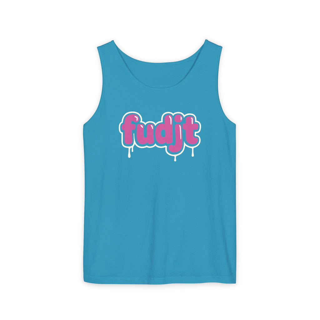 Pink Drip fudjt Long Tank Top | 16 Colors